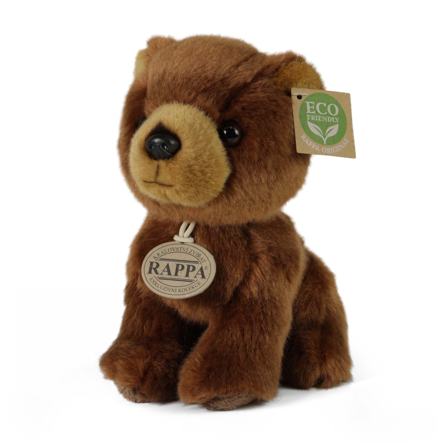 Brown plush bear 18 cm