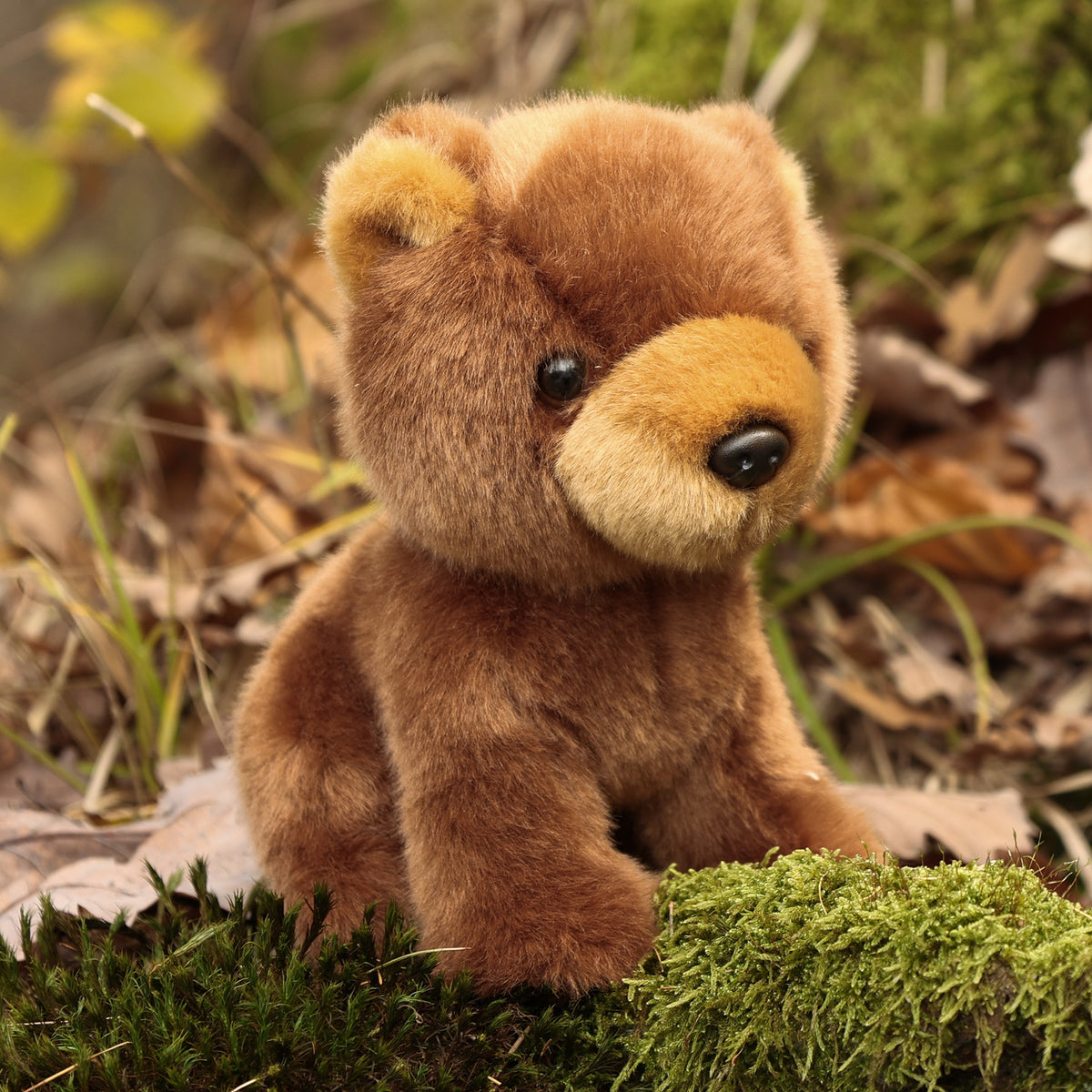 Brown plush bear 18 cm