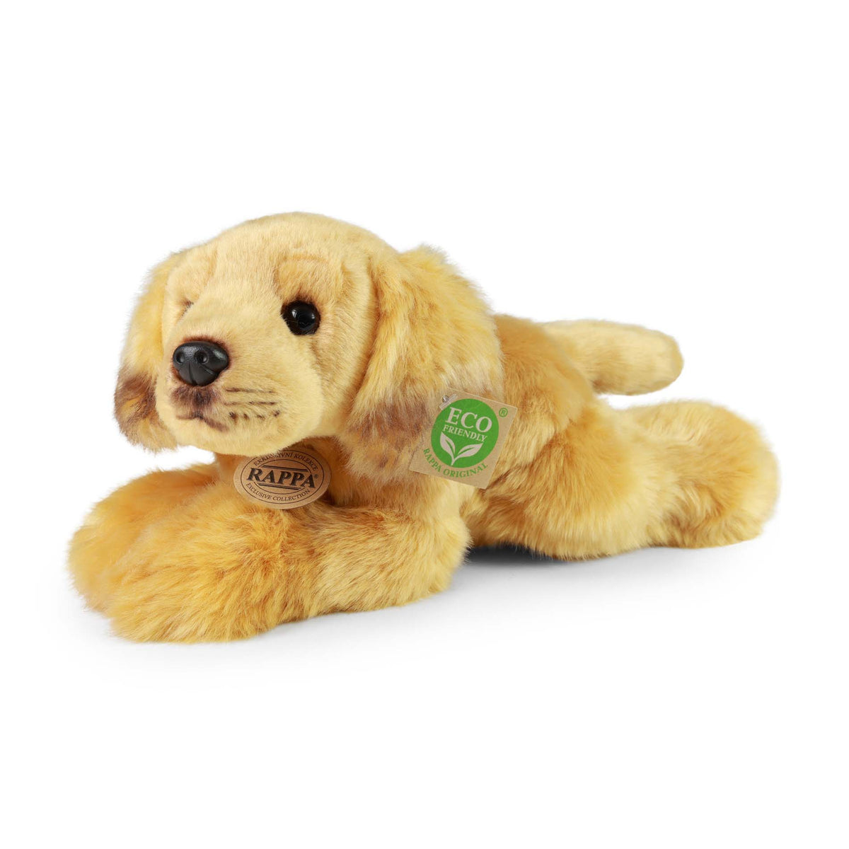 Eco-friendly plush golden retriever 30 cm