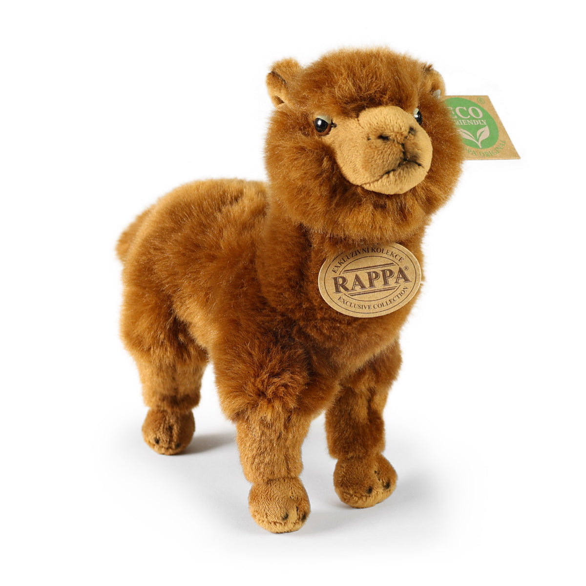 Brown plush alpaca 23 cm
