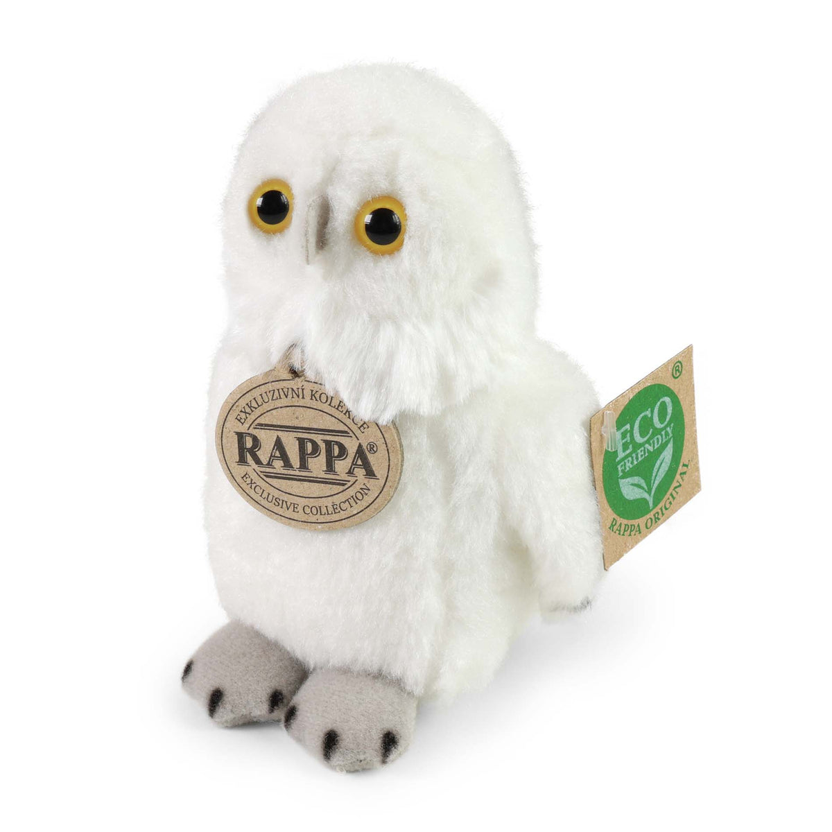 Snowy owl plush toy 13 cm
