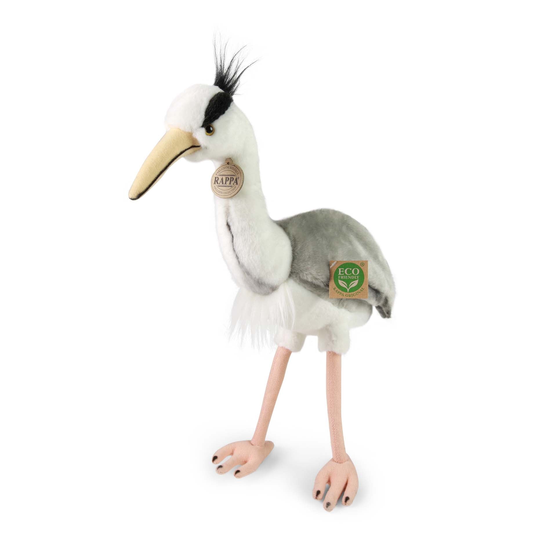 Plush heron 40 cm ECO-FRIENDLY