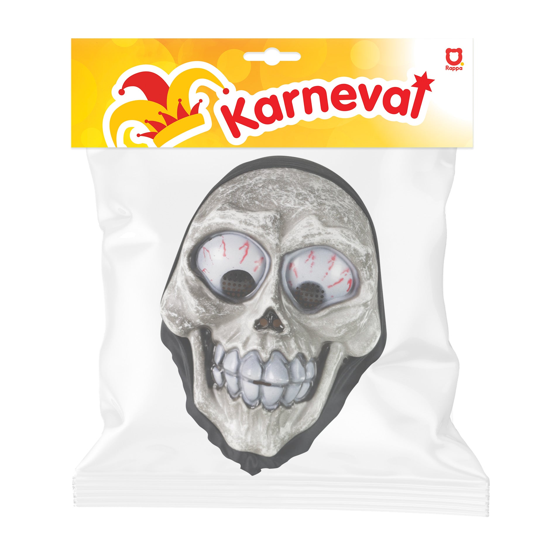 Skeleton mask with scarf