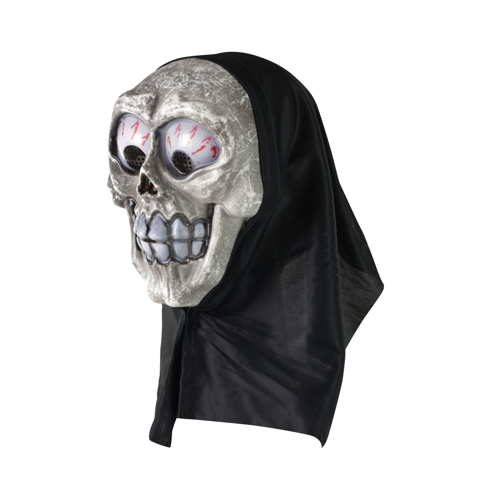 Skeleton mask with scarf