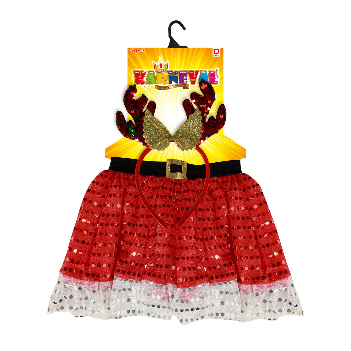 Children's Christmas reindeer TUTU skirt with headband 30 cm