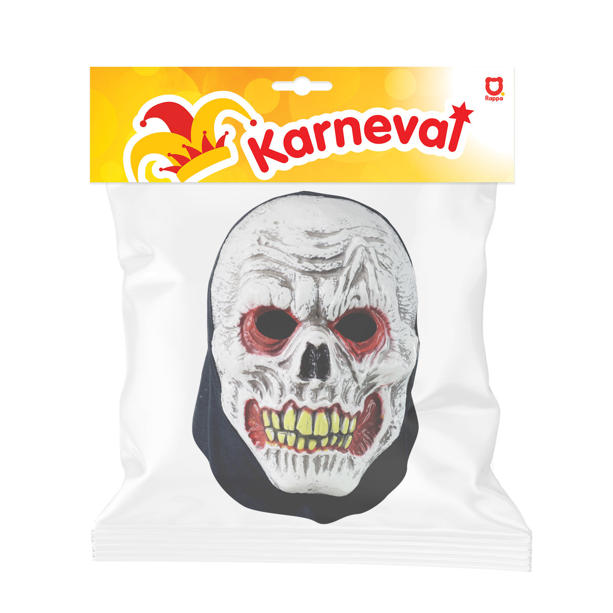 Skeleton mask with scarf