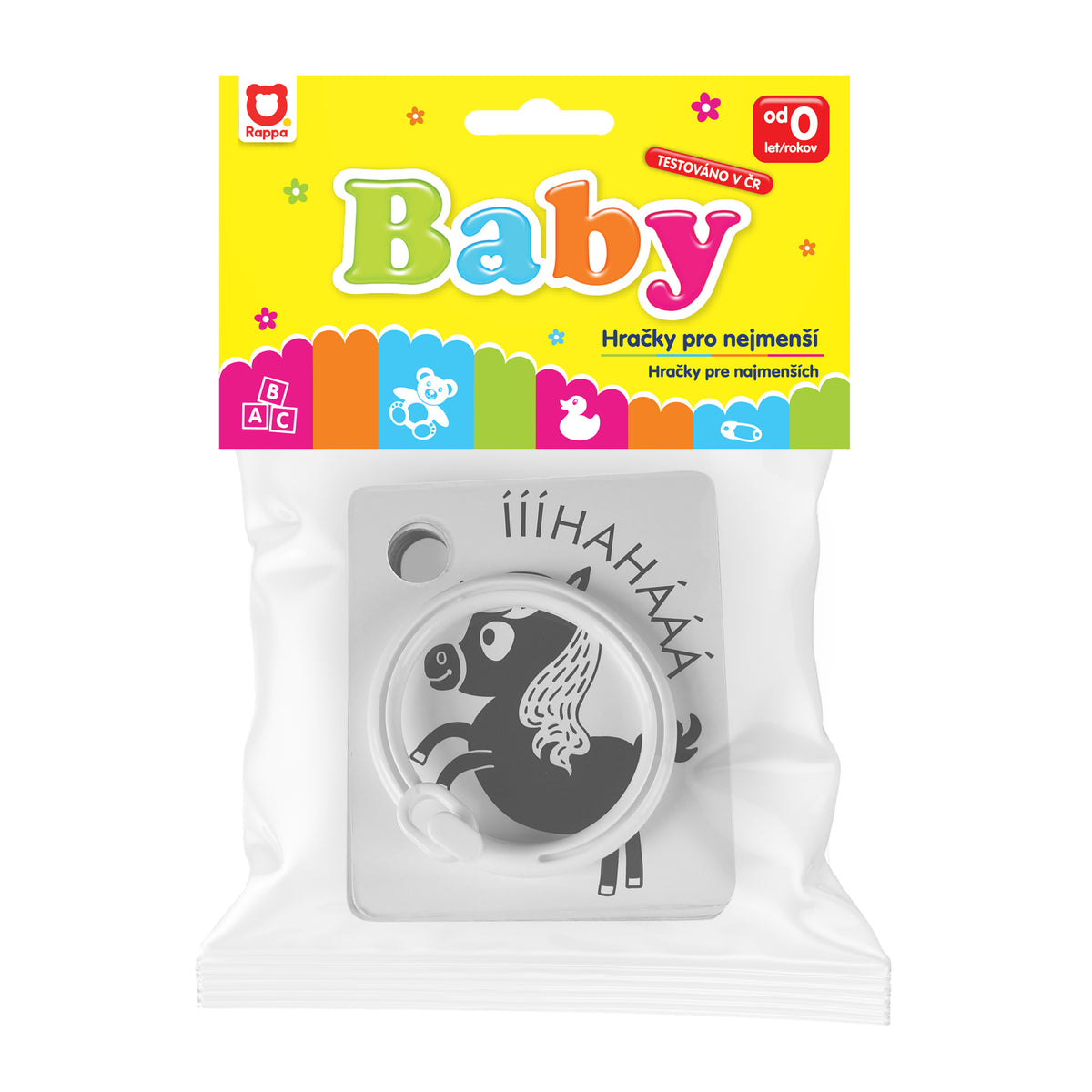 Black and White Contrast Cards for Babies, 9 pcs