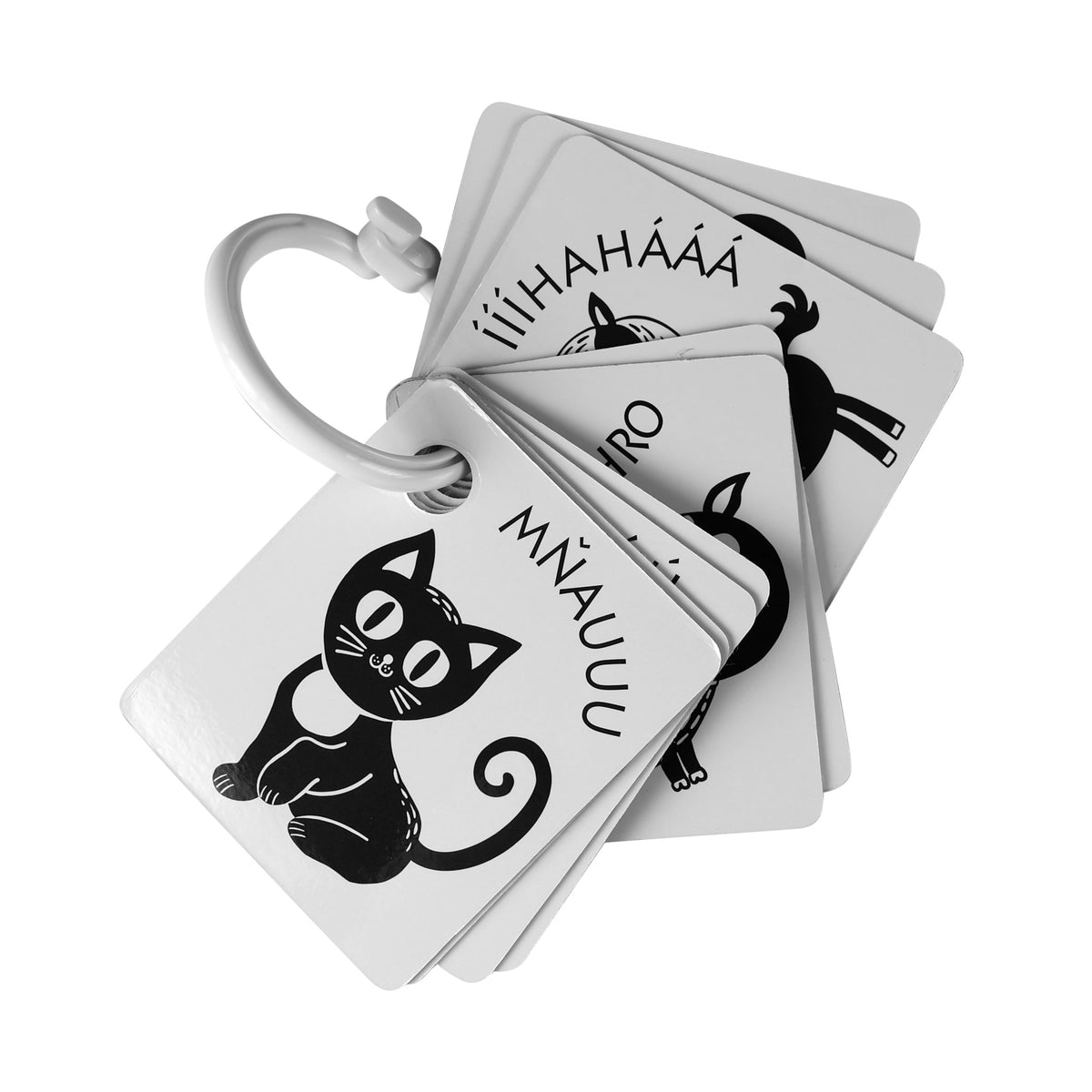 Black and White Contrast Cards for Babies, 9 pcs
