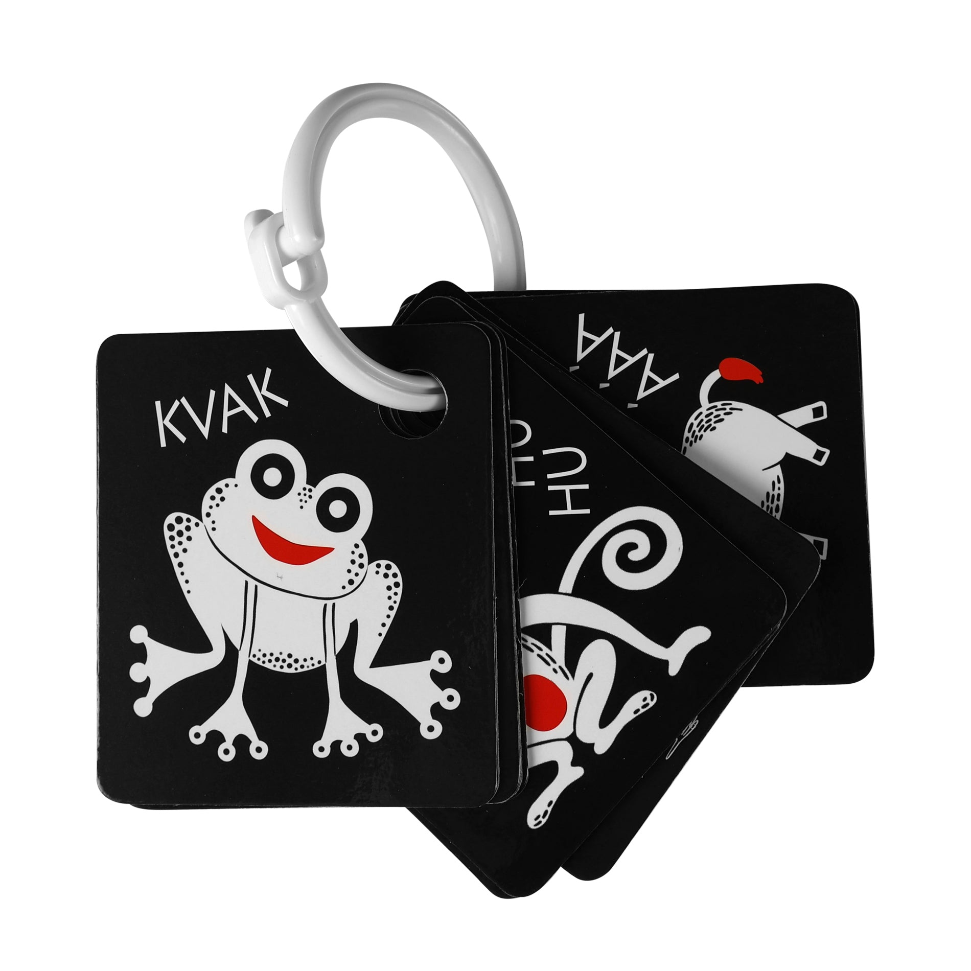 Contrast Cards with Colour Elements, 9 pcs