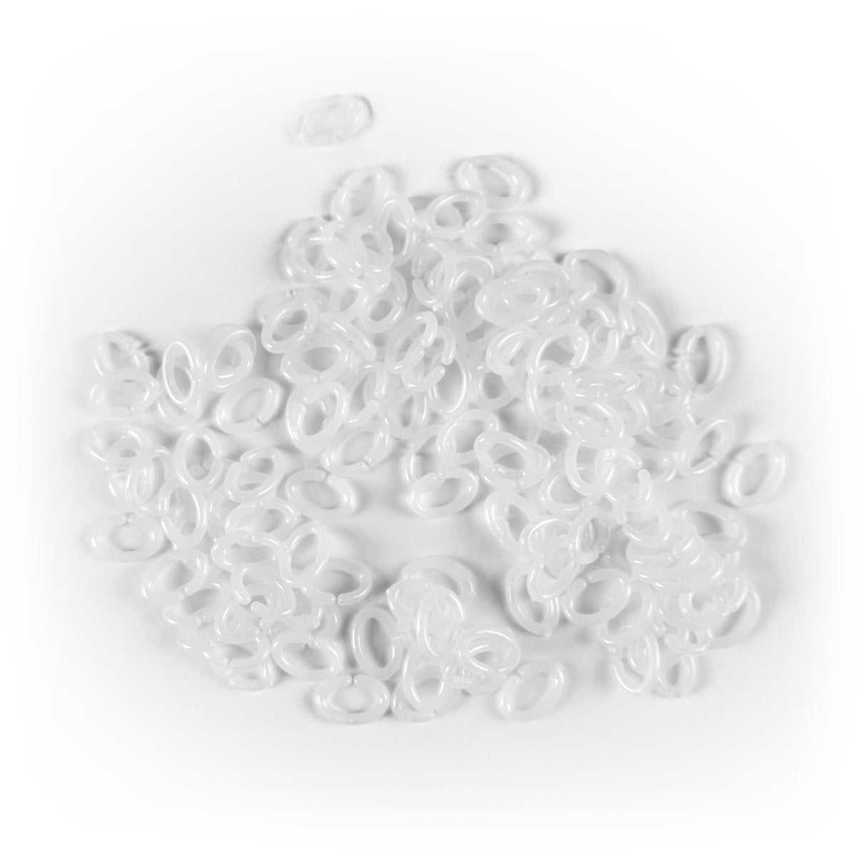 Retro glow-in-the-dark chain links 150 pcs / Céčka