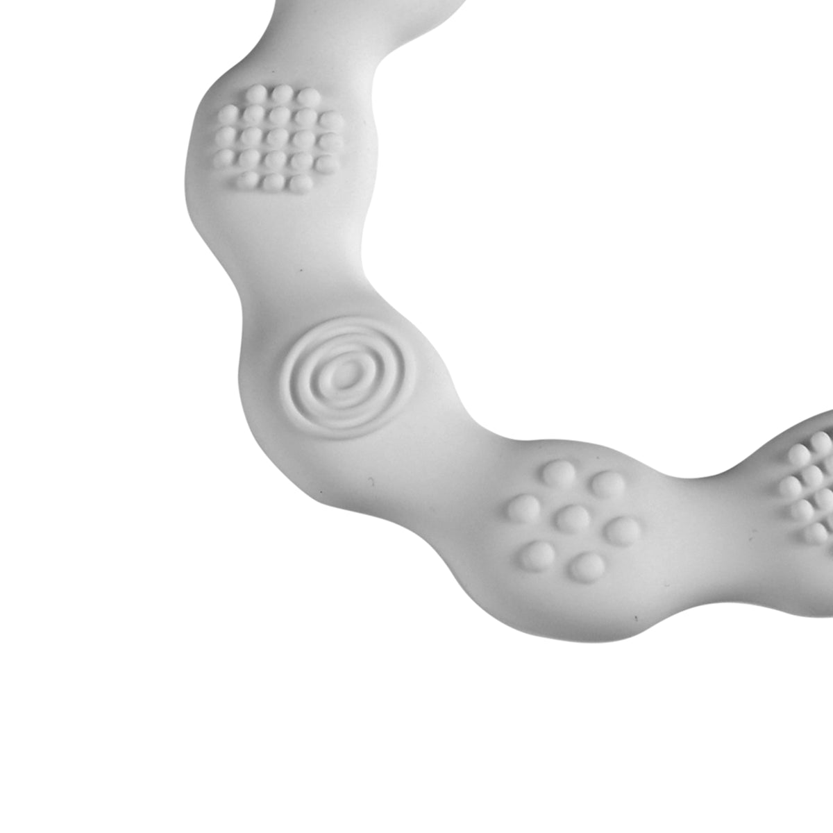 White Silicone Ring Teether