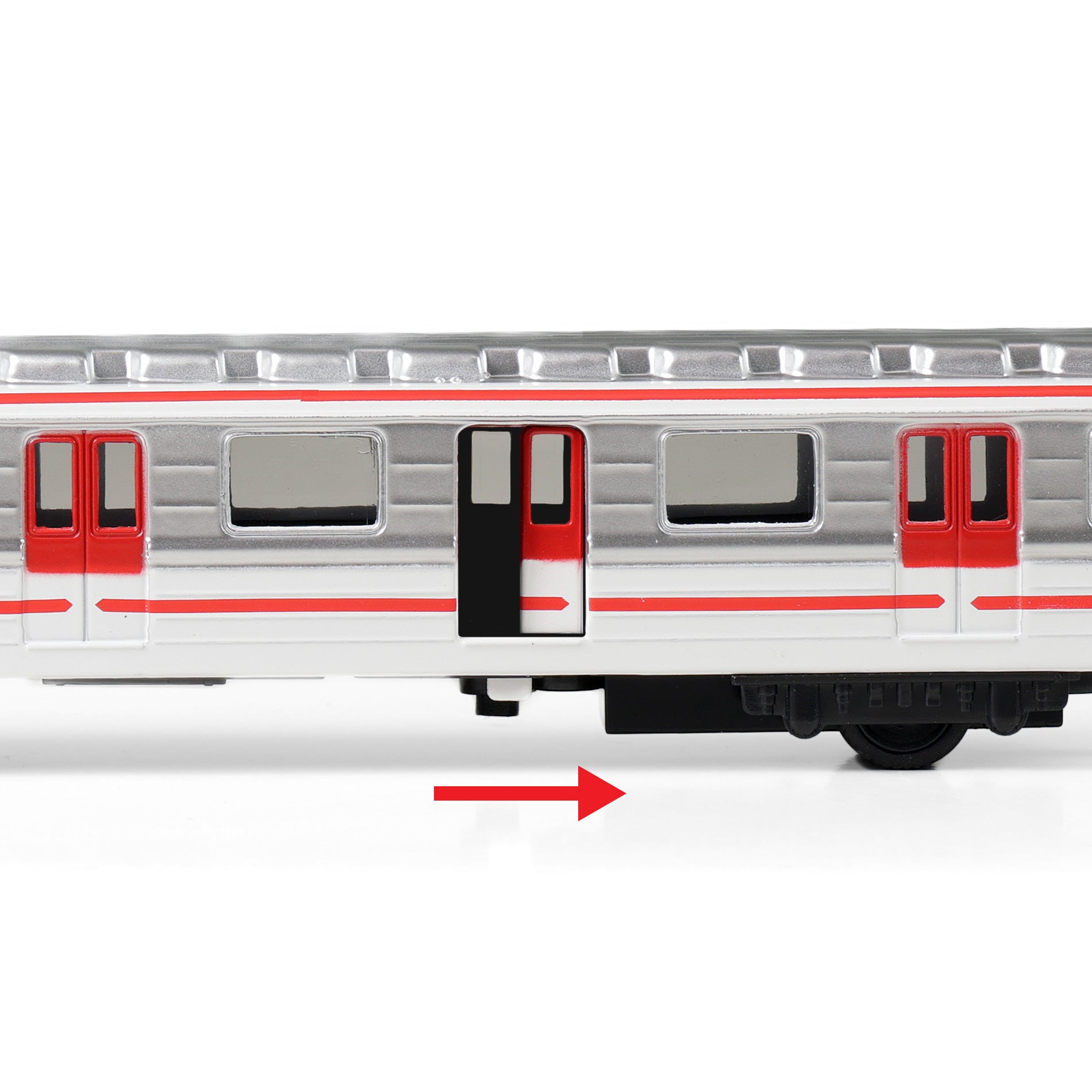 Prague metro metal train 16 cm / Pražské metro