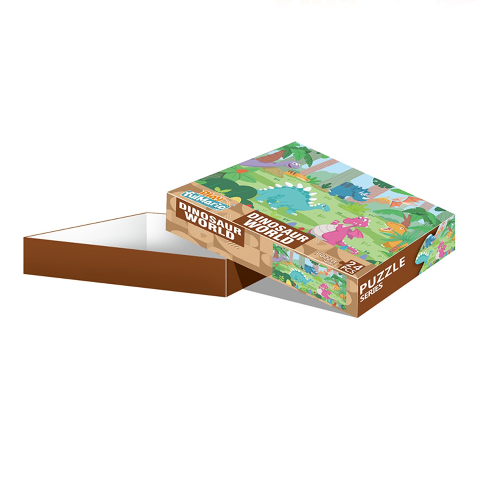 Dinosaur jigsaw puzzle 24 pieces 50 x 34 cm