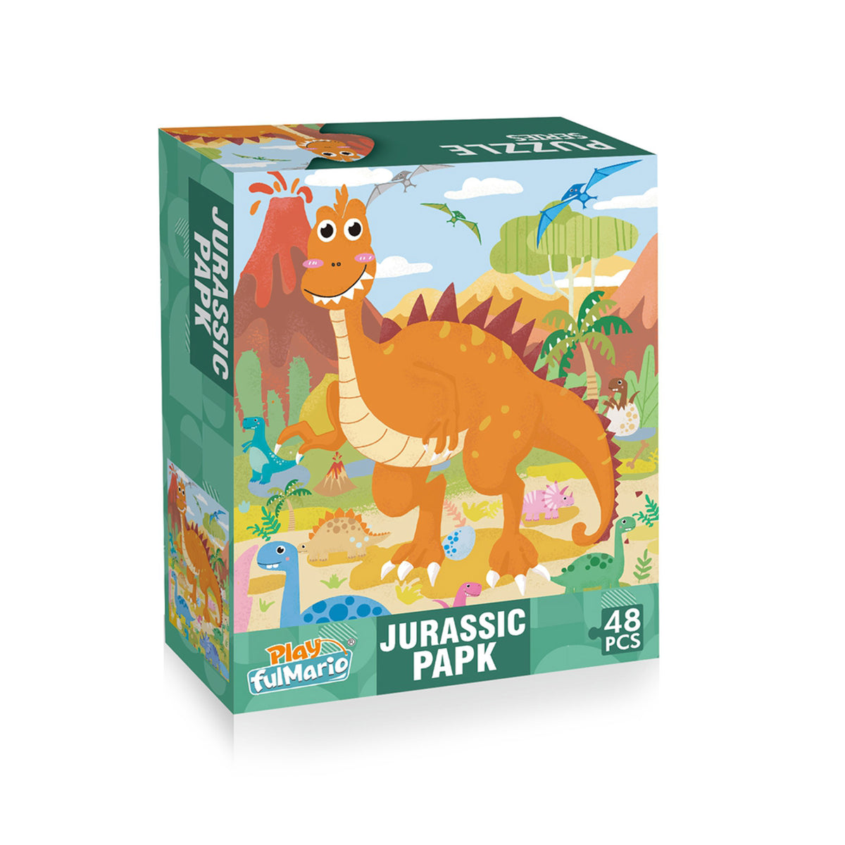 Dinosaur jigsaw puzzle 48 pieces 60 x 44 cm