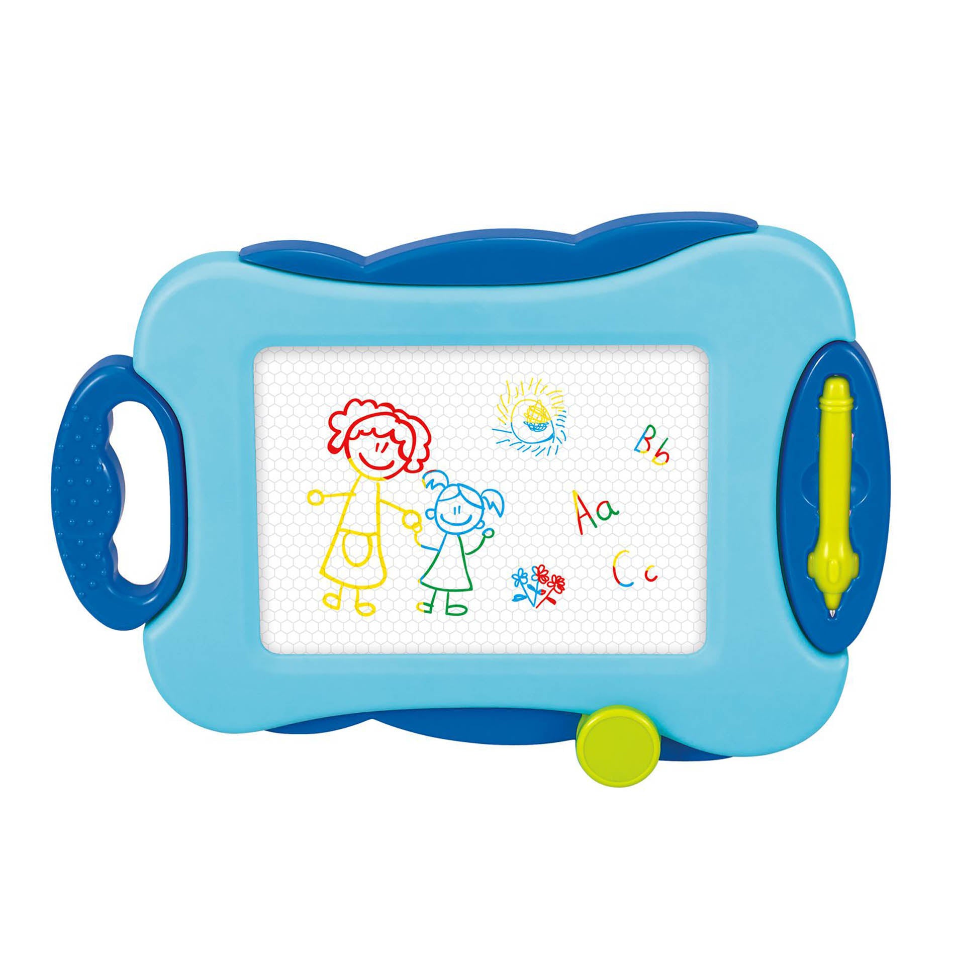 Magnetic drawing board with pen