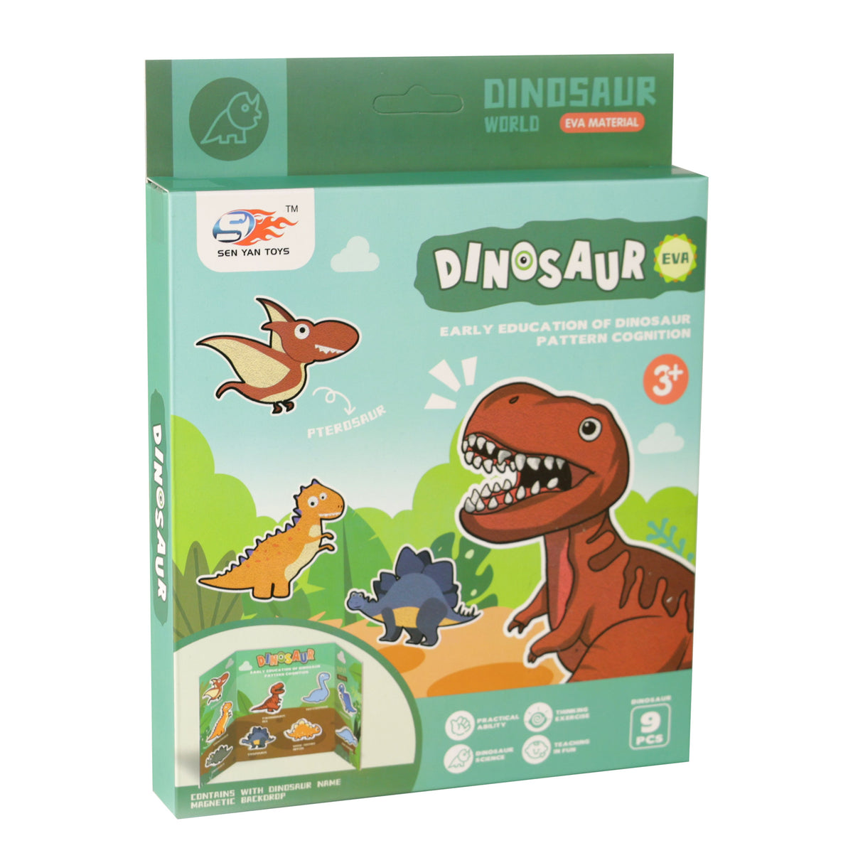 Dinosaur magnet craft set