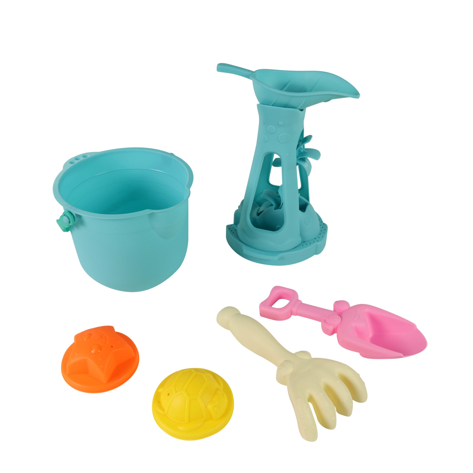 Sand play set with water mill
