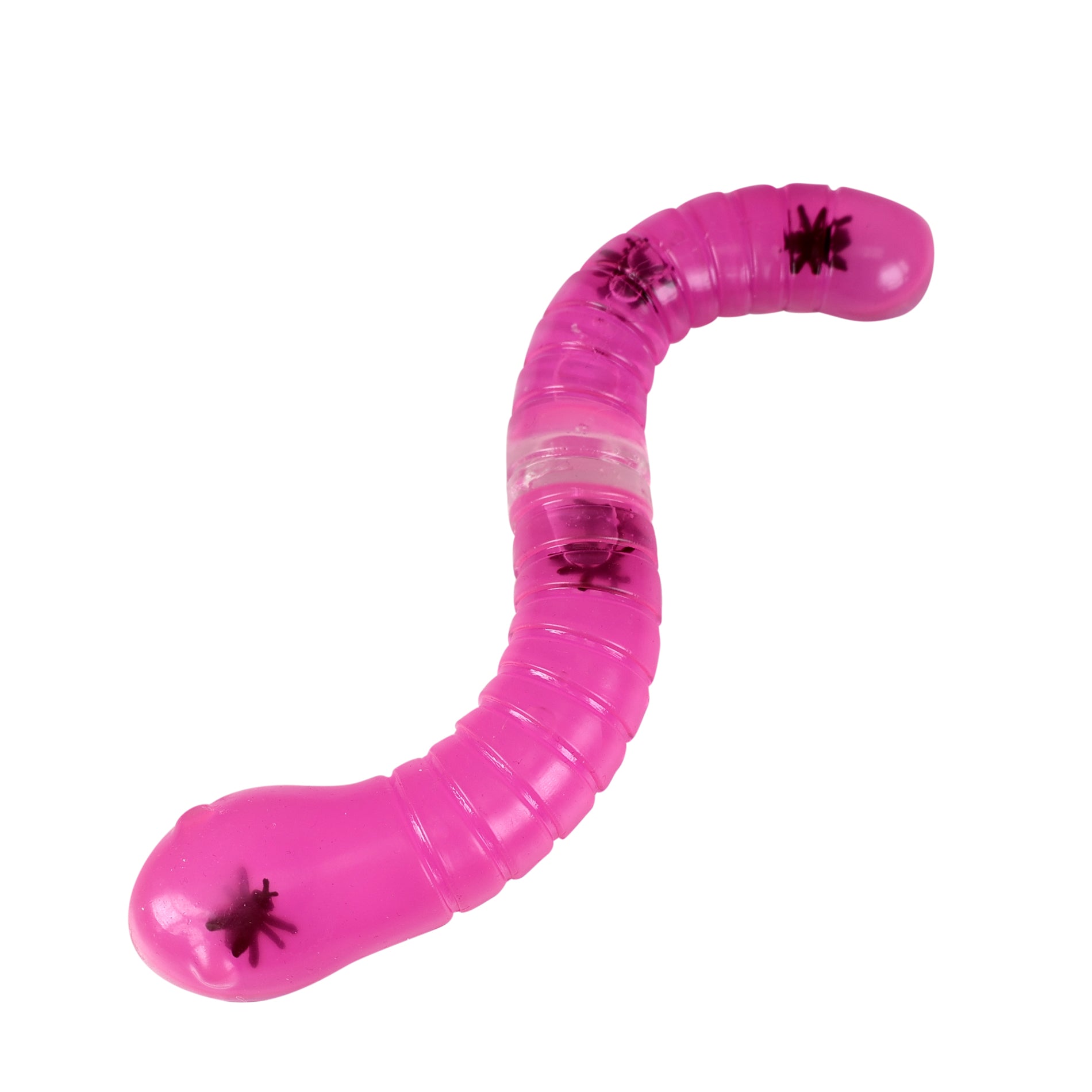 Squeezable Snake with Flies 25 cm
