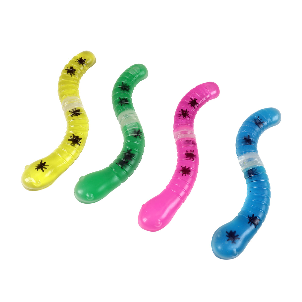 Squeezable Snake with Flies 25 cm