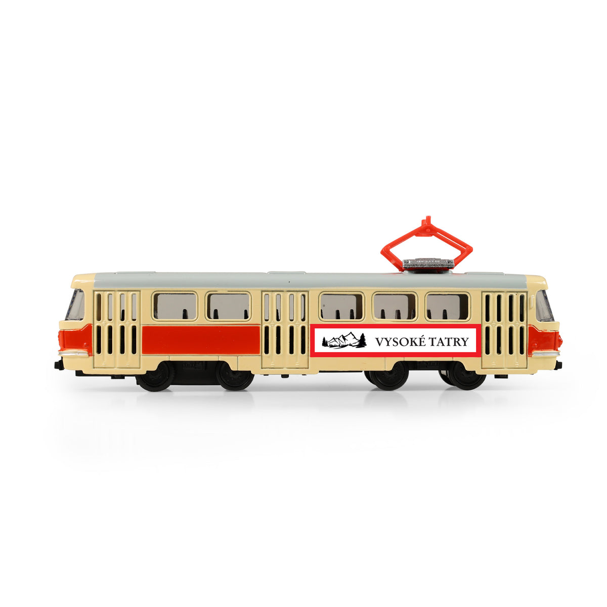 Metal retro tram Vysoké Tatry 16 cm