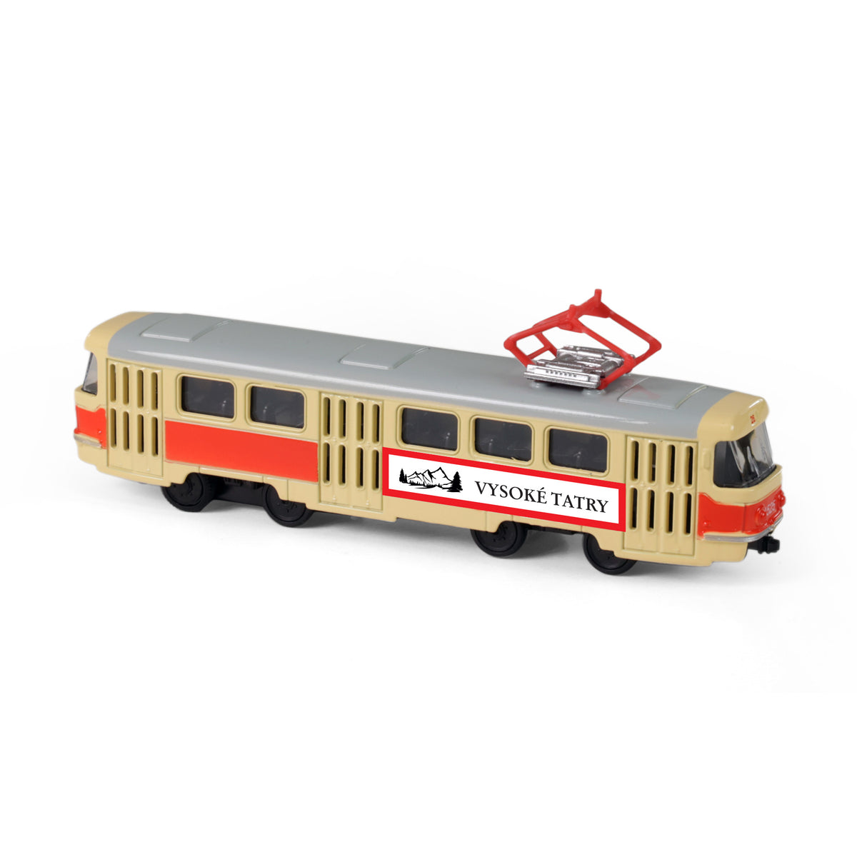 Metal retro tram Vysoké Tatry 16 cm