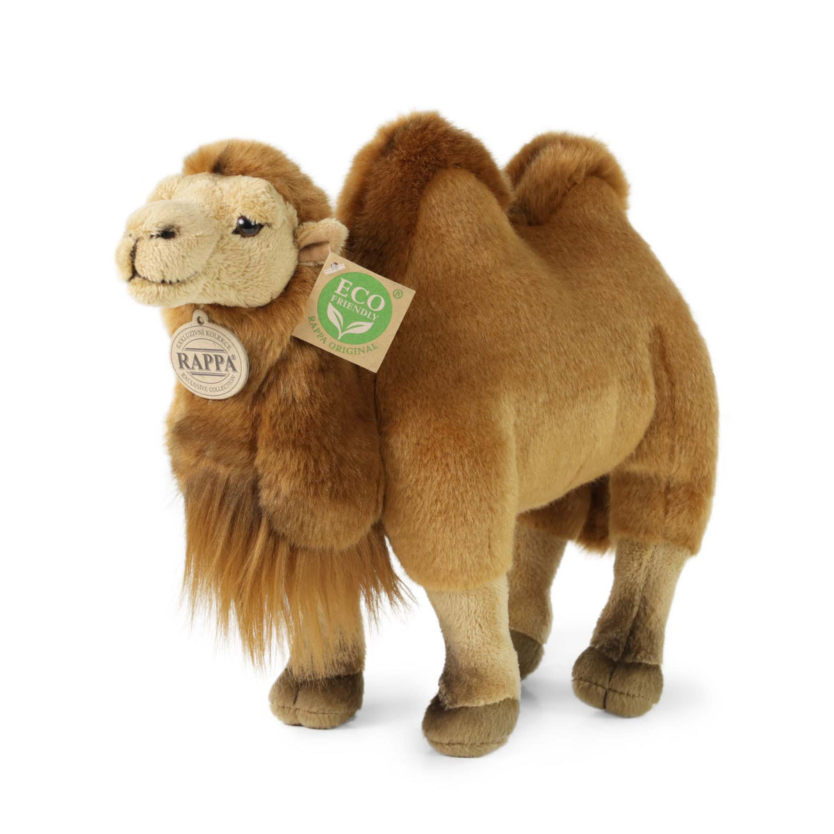 Eco-friendly plush Bactrian camel 30 cm