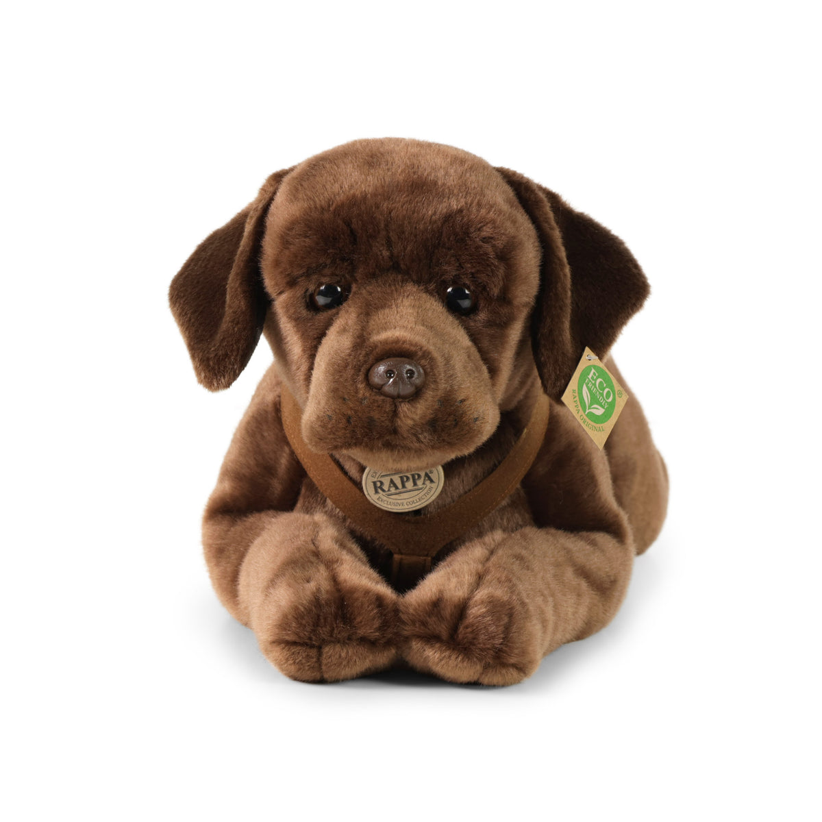Large Plush Labrador Dog with Harness 61 cm