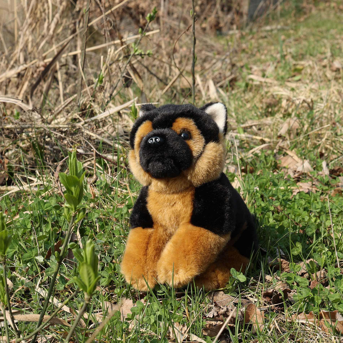 Plush German Shepherd dog 23 cm