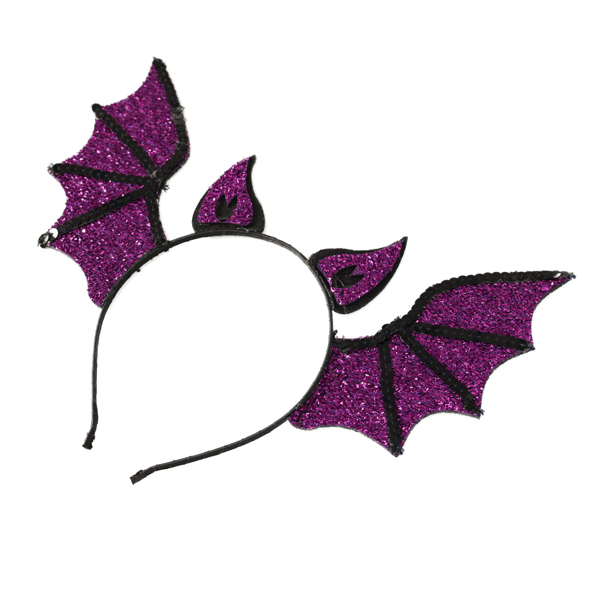 Purple bat headband