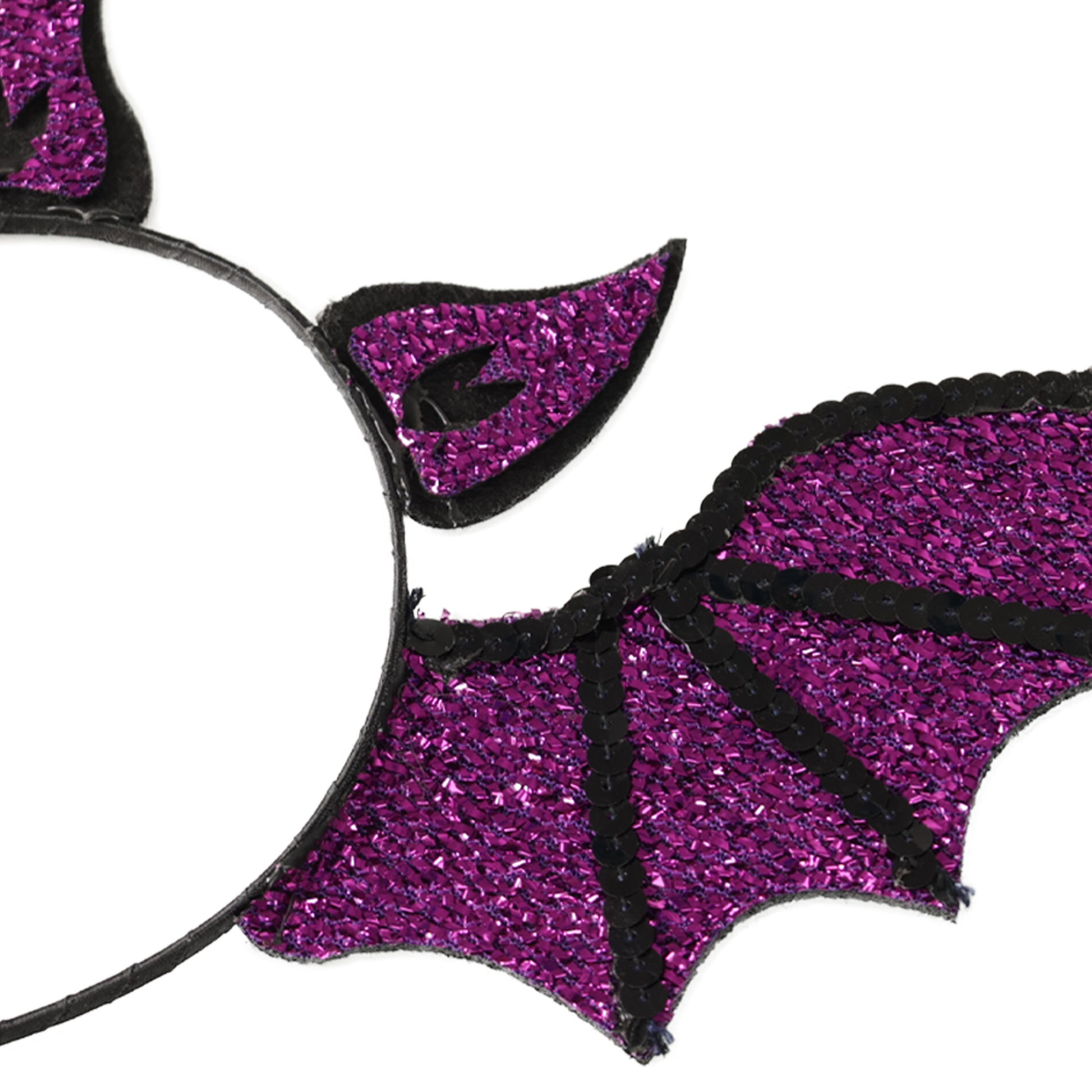 Purple bat headband
