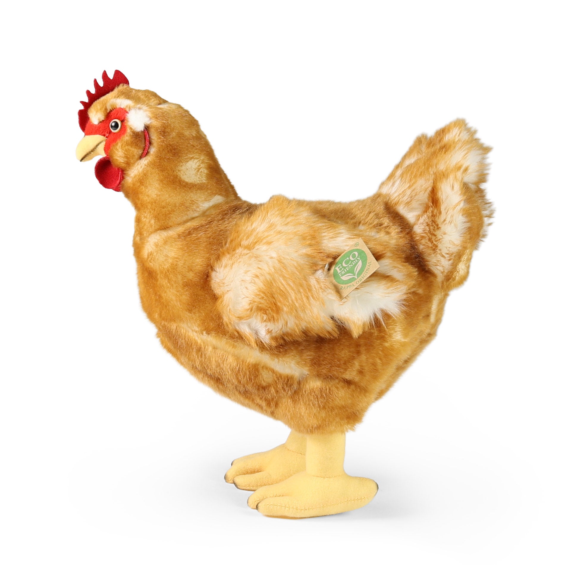 Standing Plush Chicken 33 cm with Egg