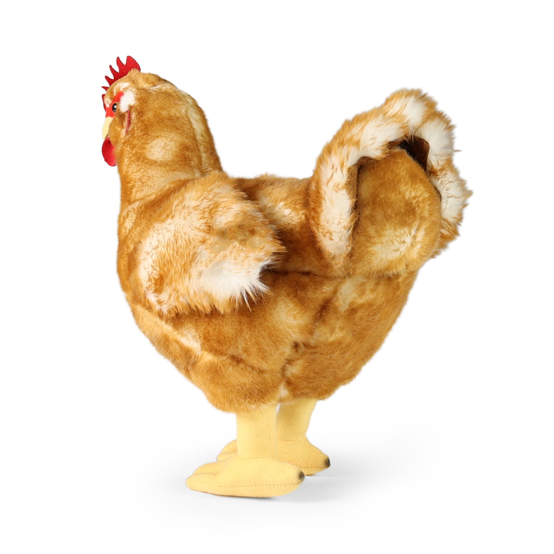 Standing Plush Chicken 33 cm with Egg