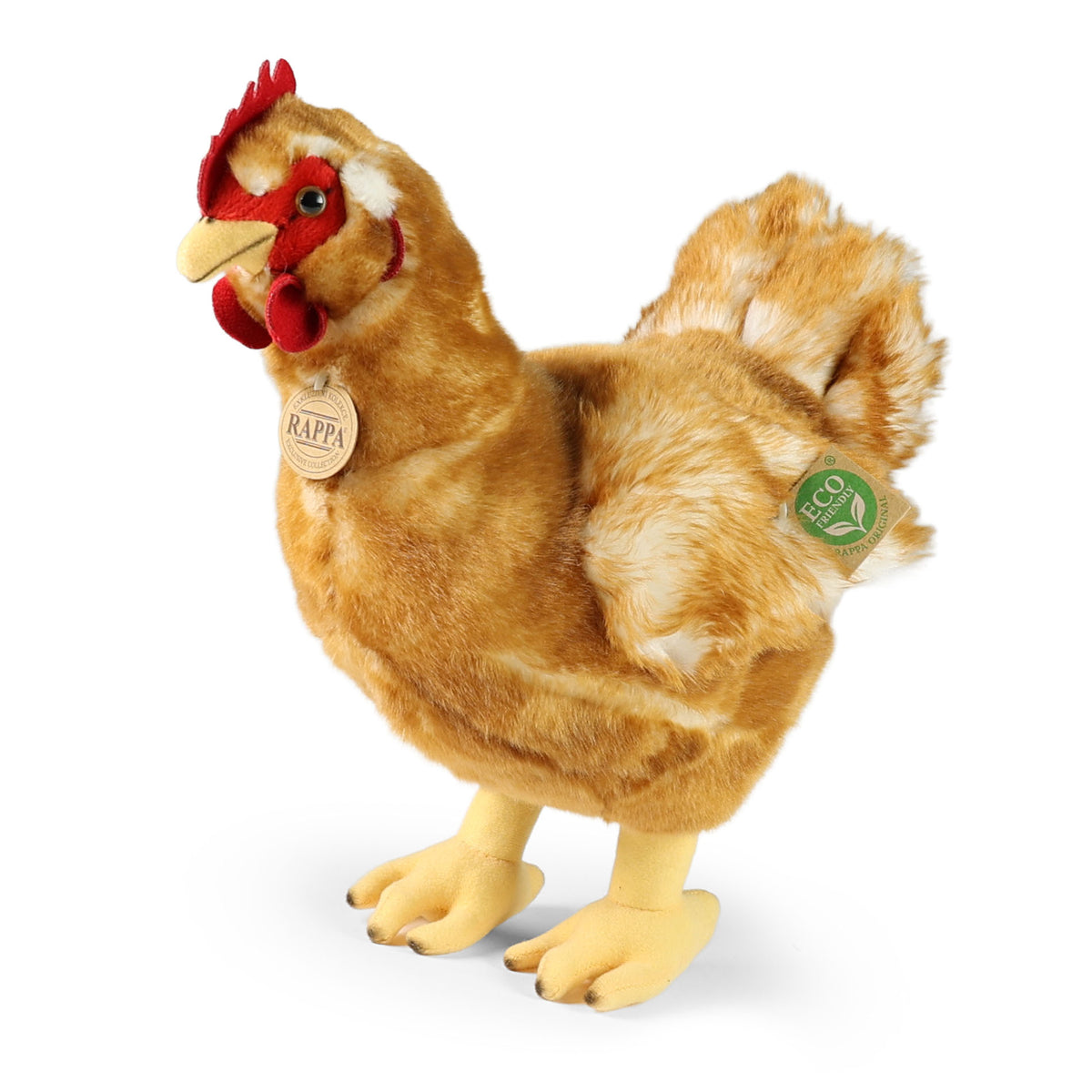 Standing Plush Chicken 33 cm with Egg
