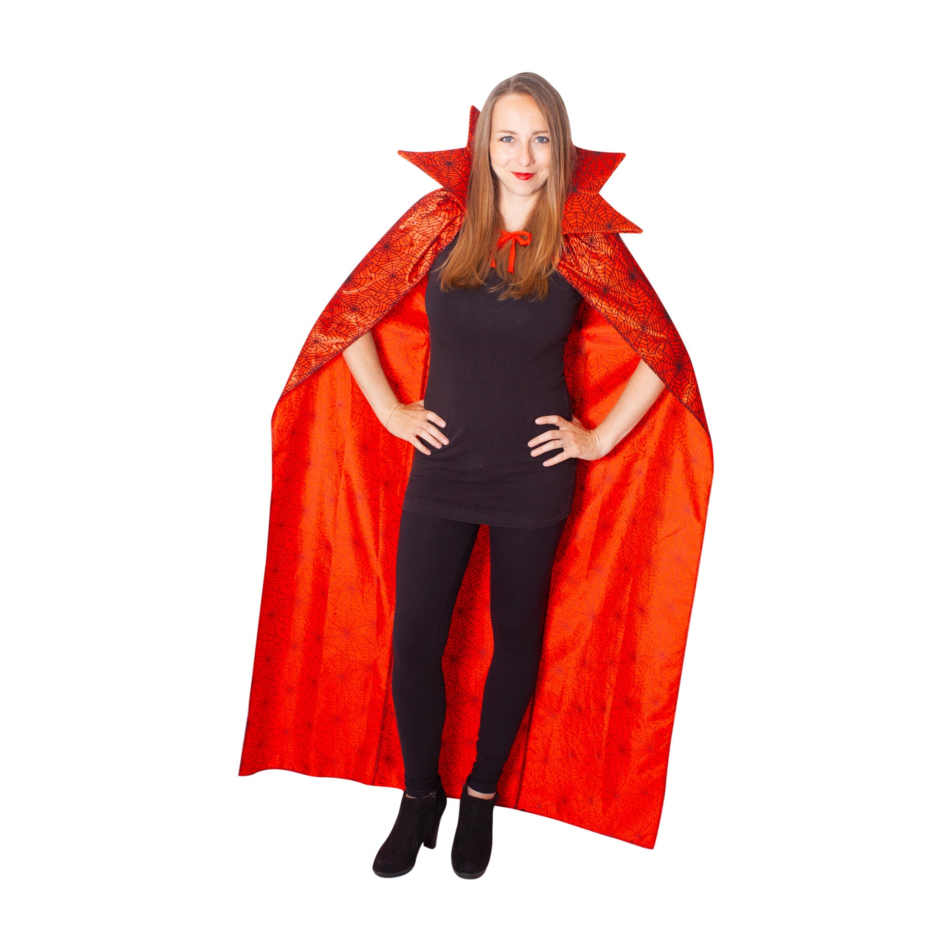 Red witch cloak for adults