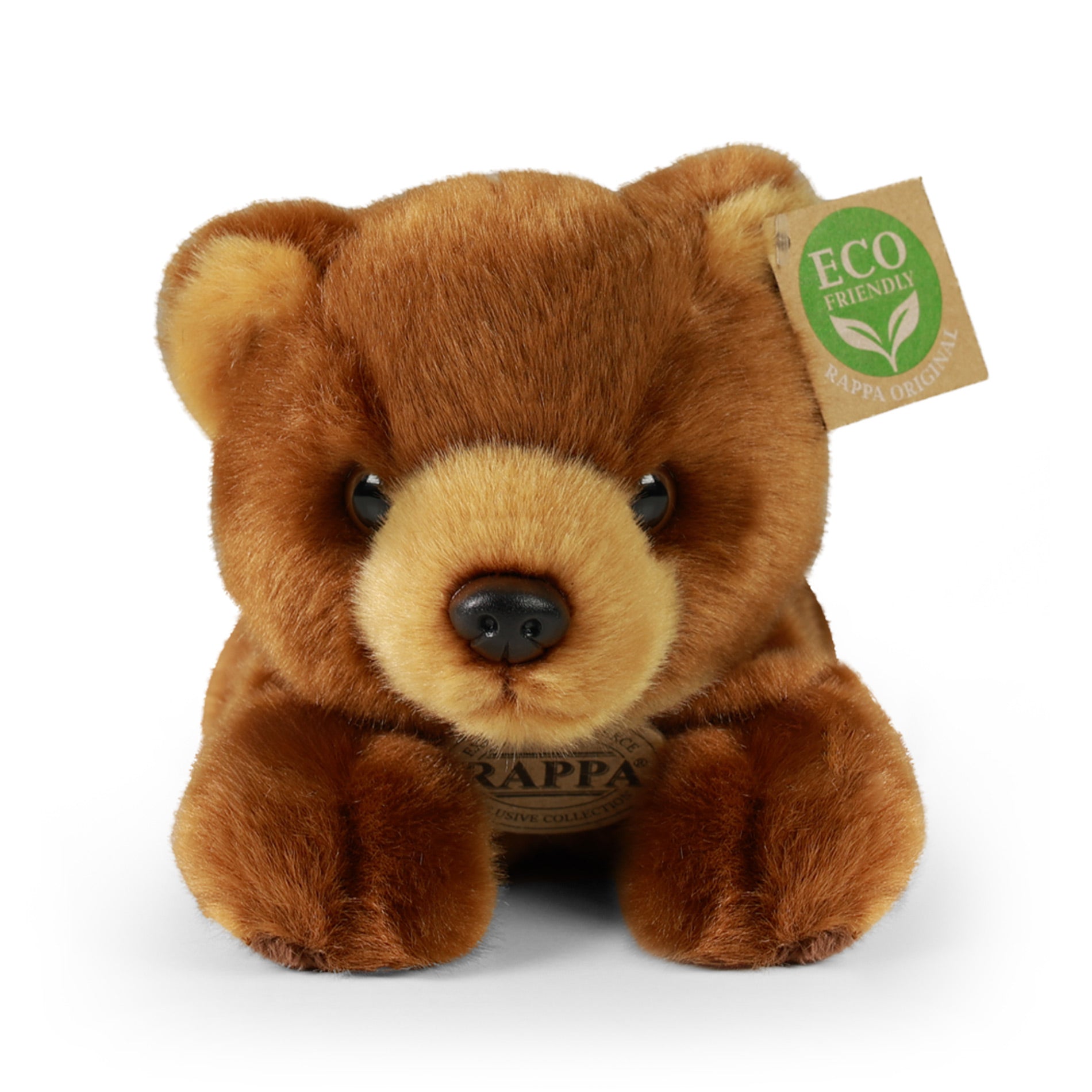 Plush brown bear 22 cm eco-friendly