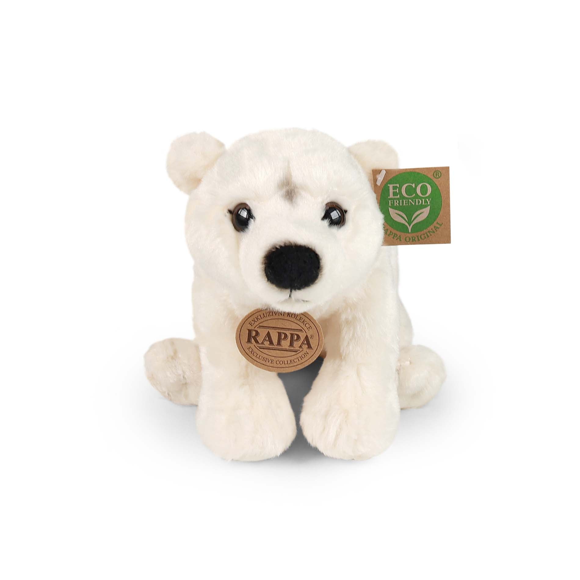 Eco-friendly plush polar bear 22 cm