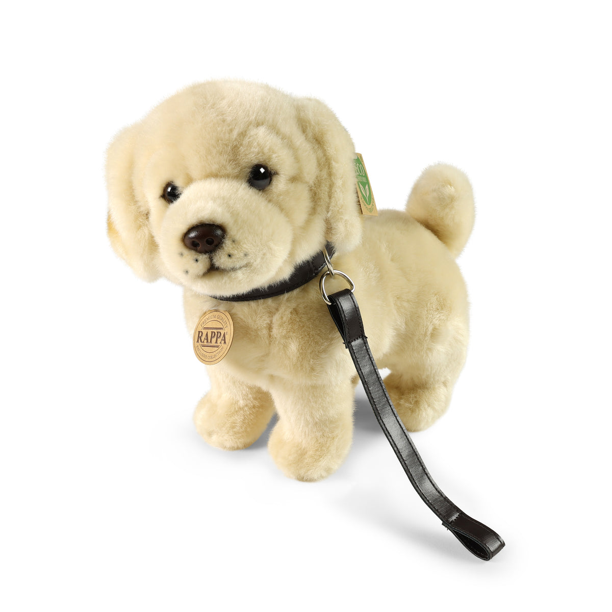 Plush Golden Retriever with Lead 25 cm