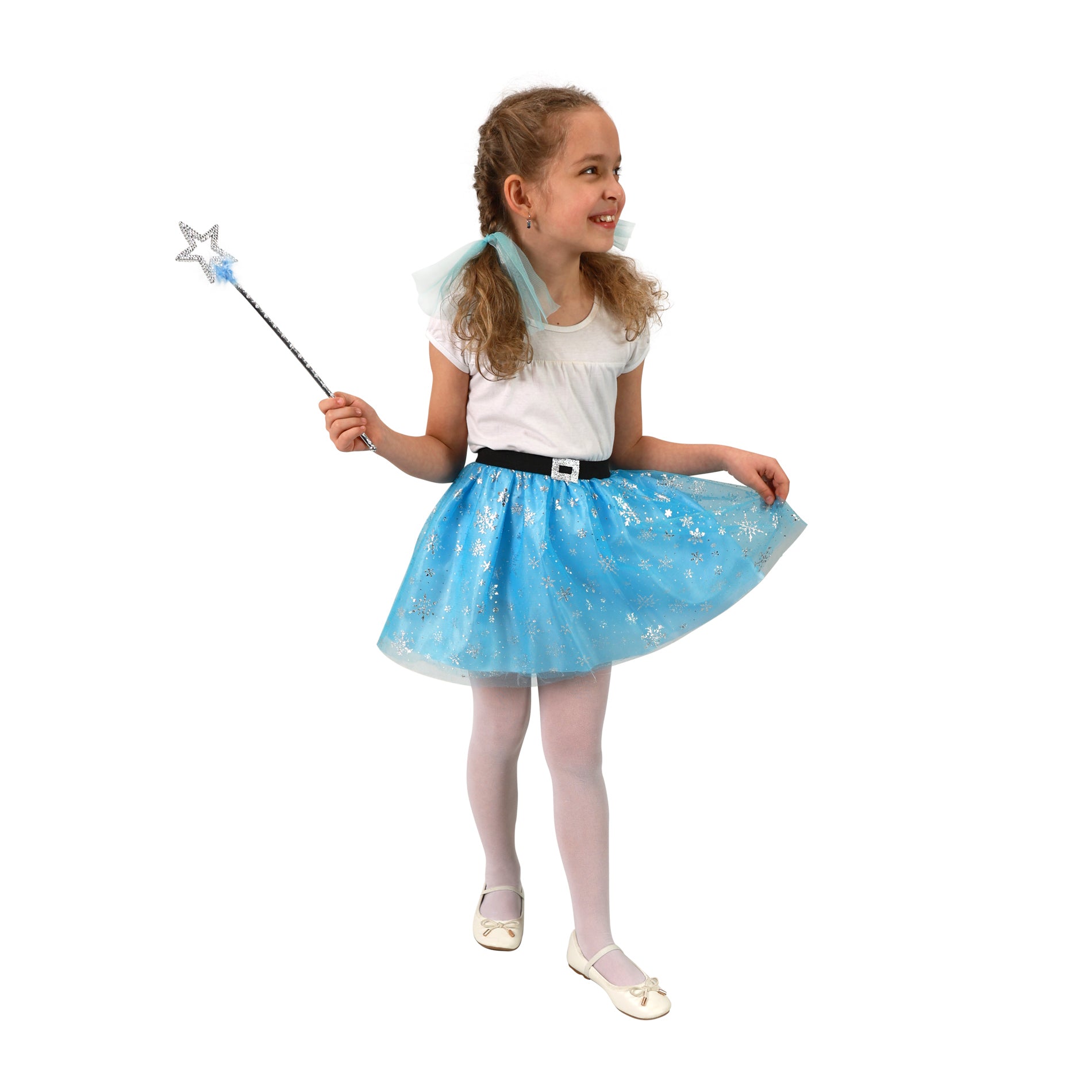 Children's tutu skirt winter princess with snowflakes