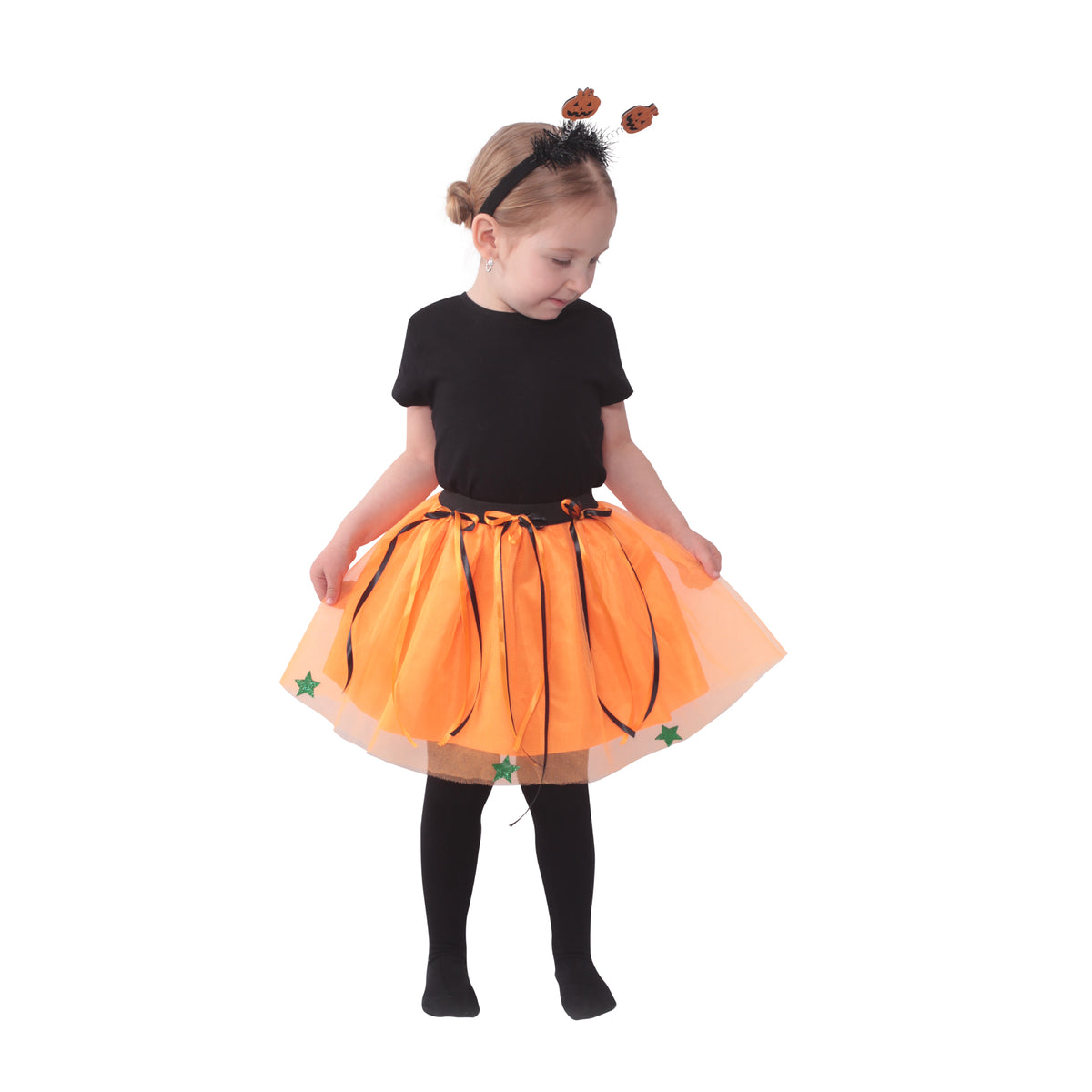 Children's Halloween tutu skirt costume with headband