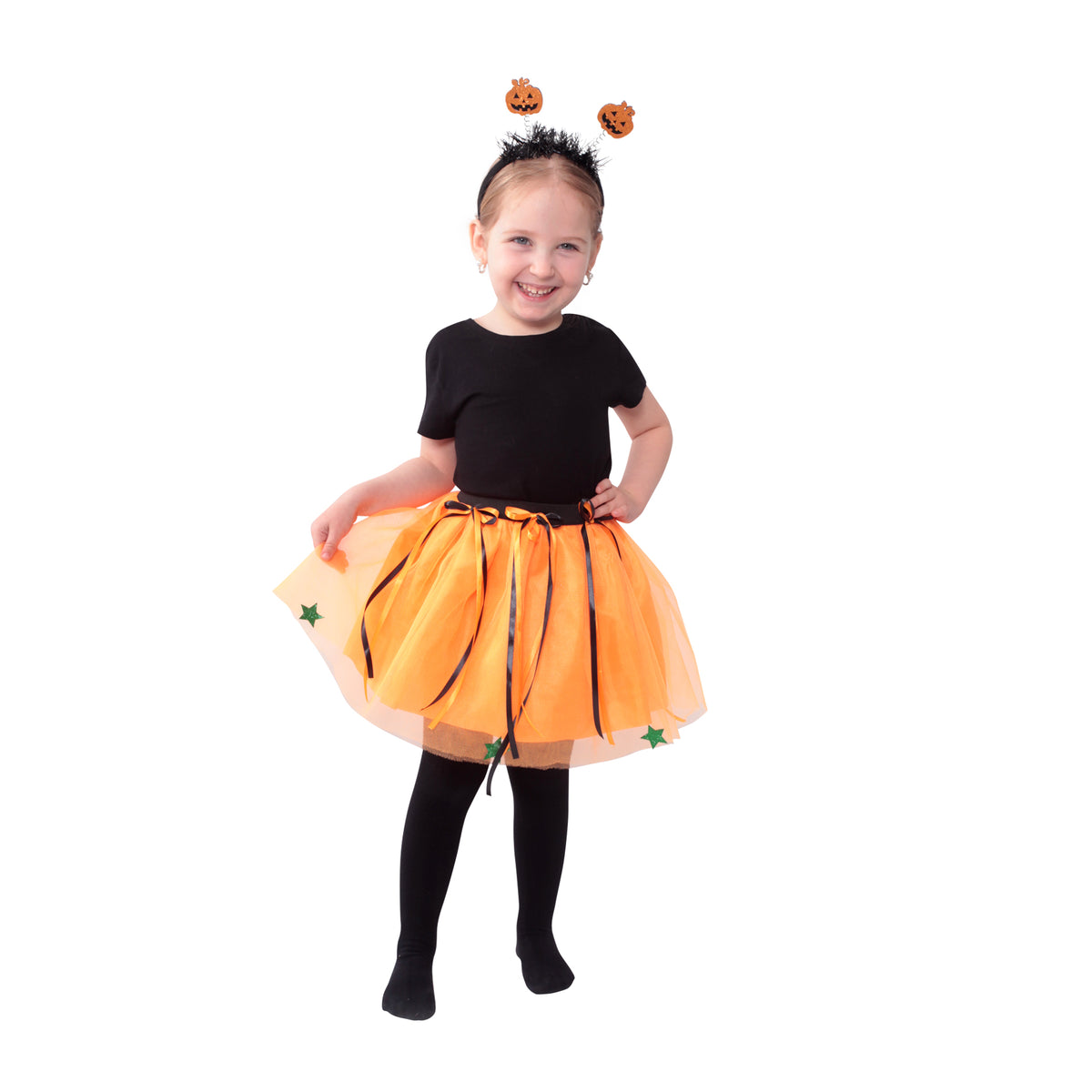 Children's Halloween tutu skirt costume with headband