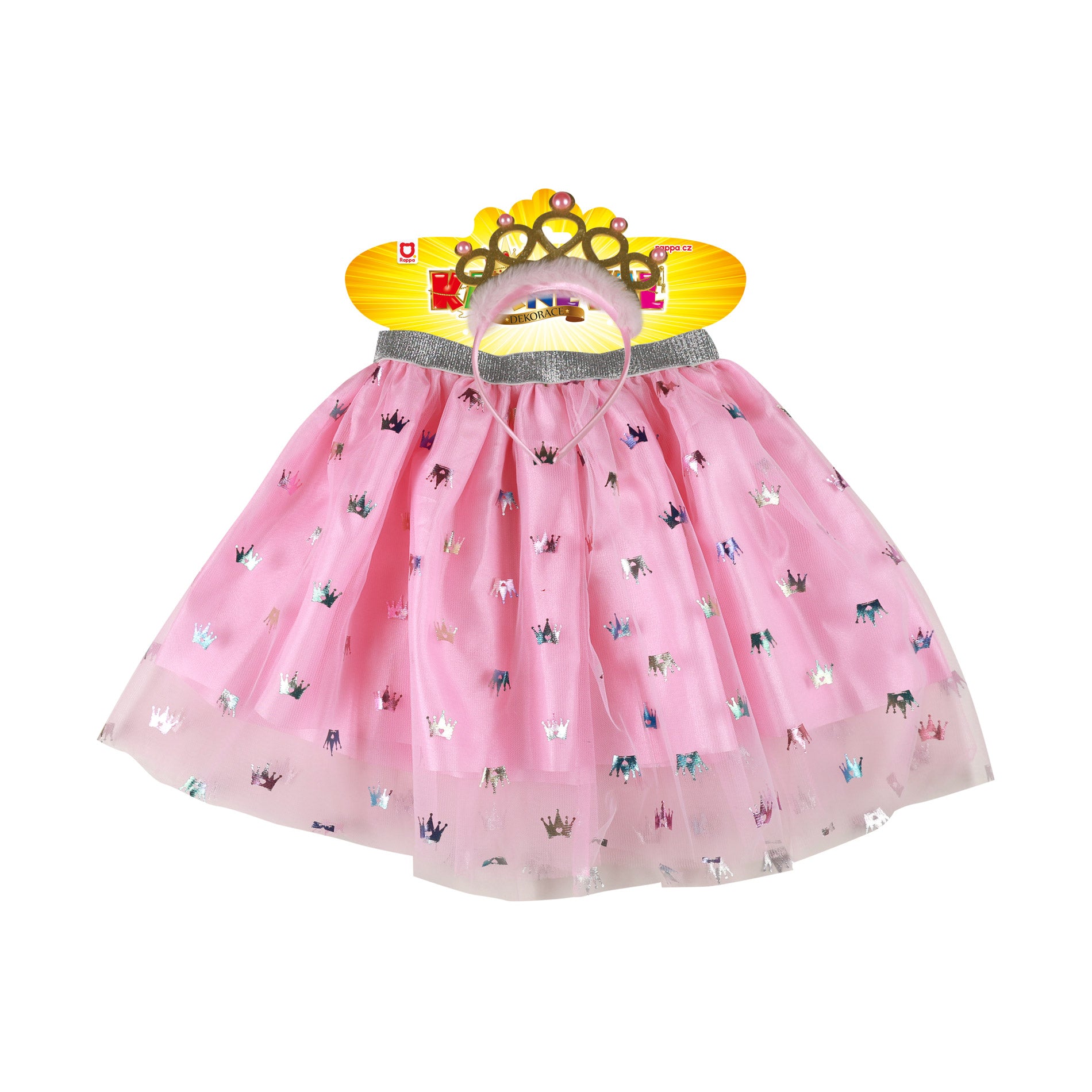 Princess tutu skirt costume with crown headband