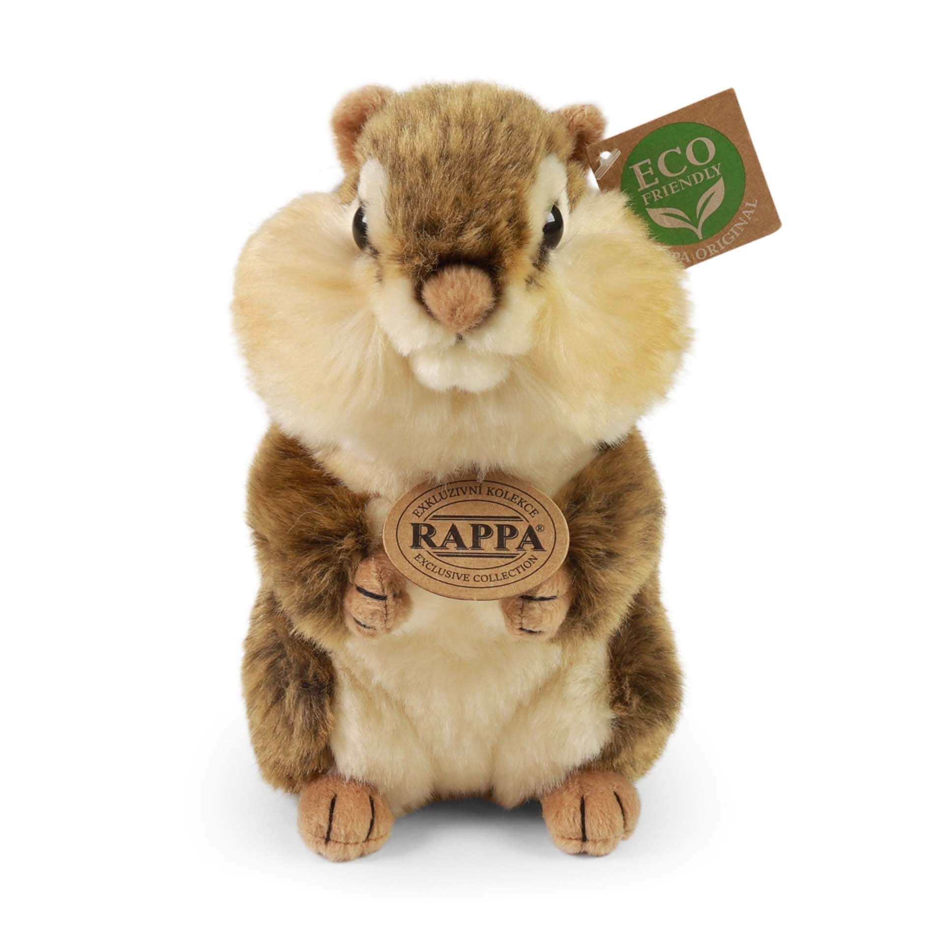 Plush chipmunk standing 20 cm