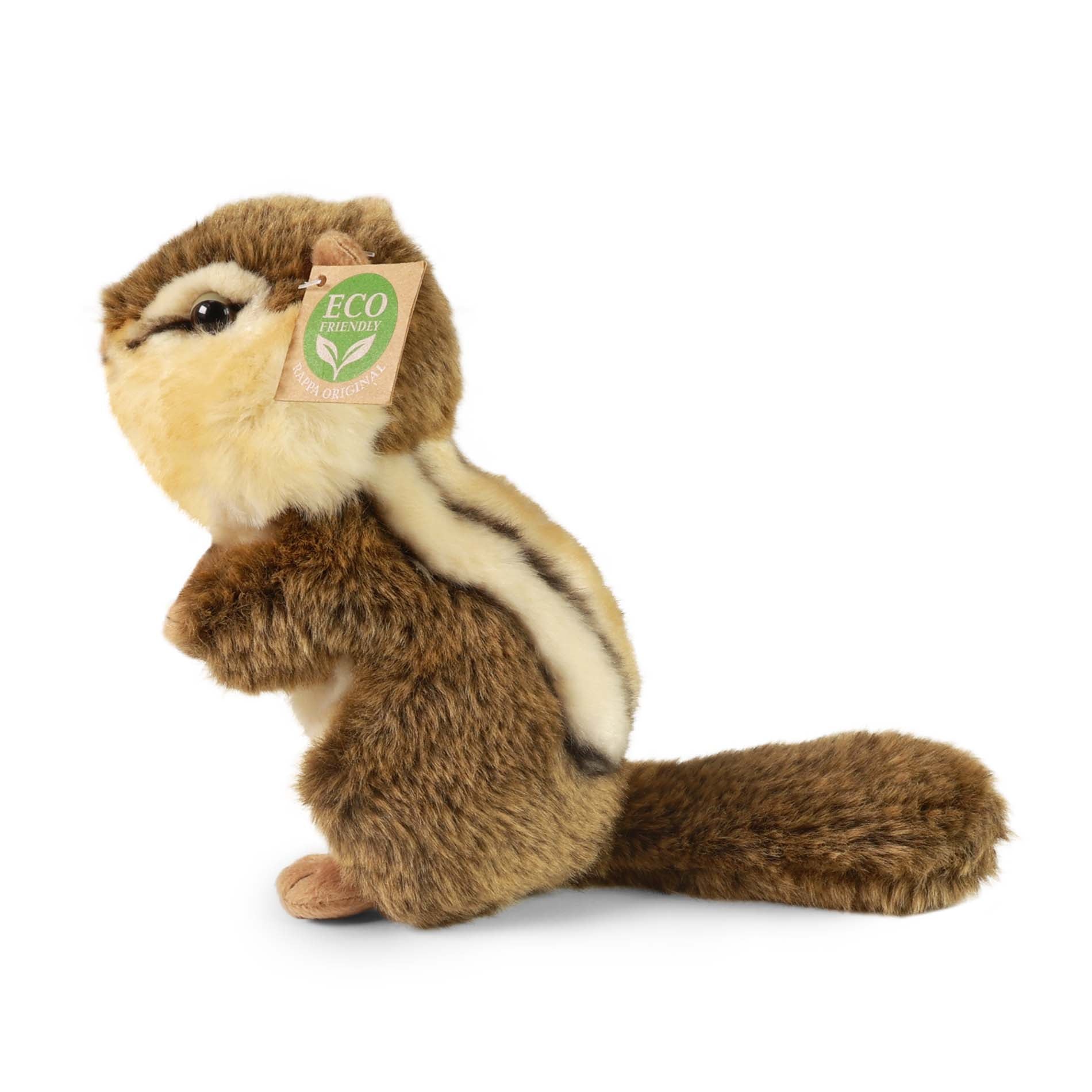 Plush chipmunk standing 20 cm