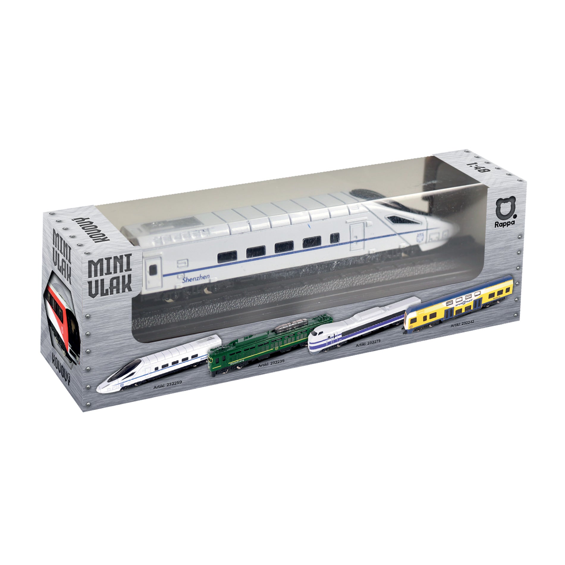 Metal mini high-speed train 15 cm
