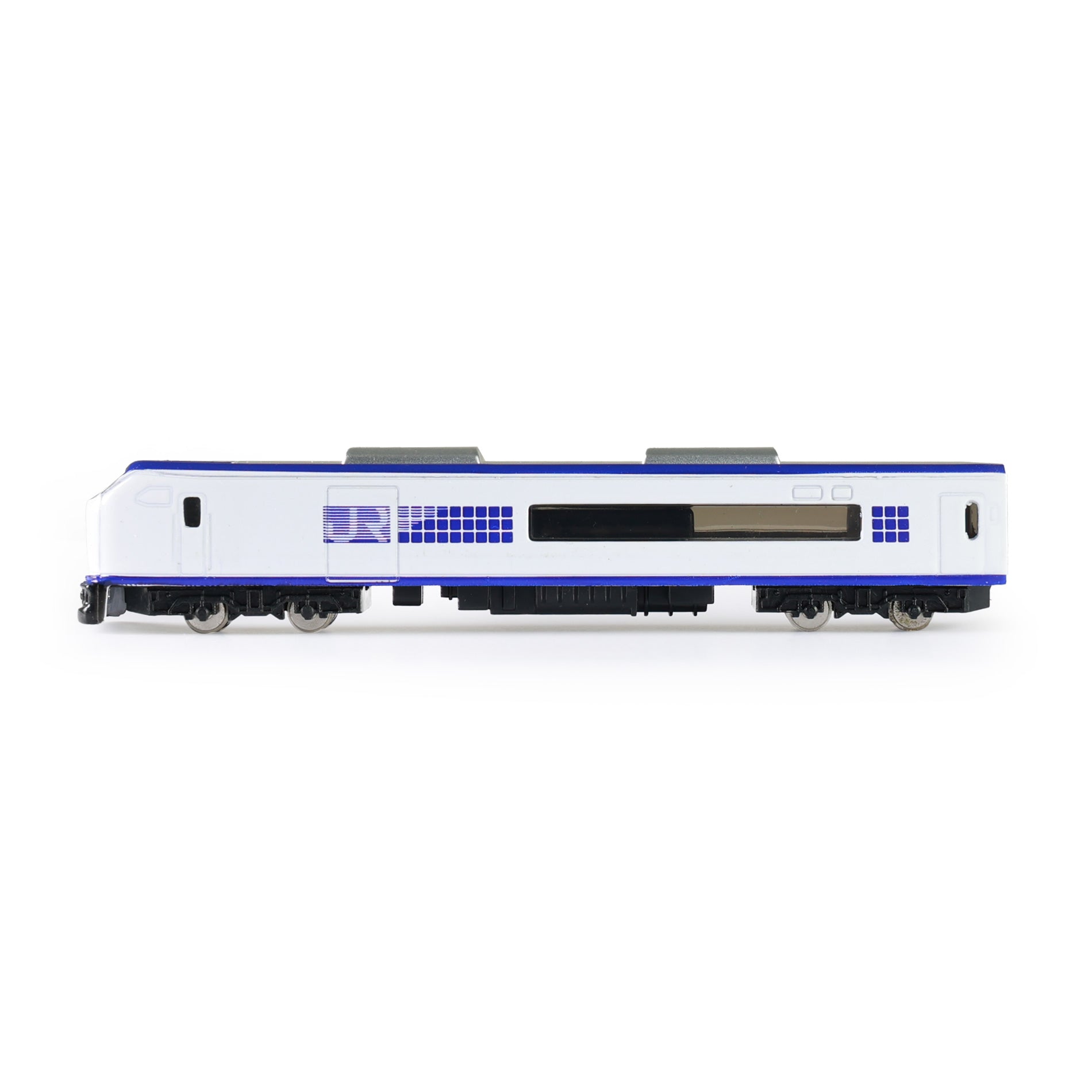 White metal mini locomotive 15 cm