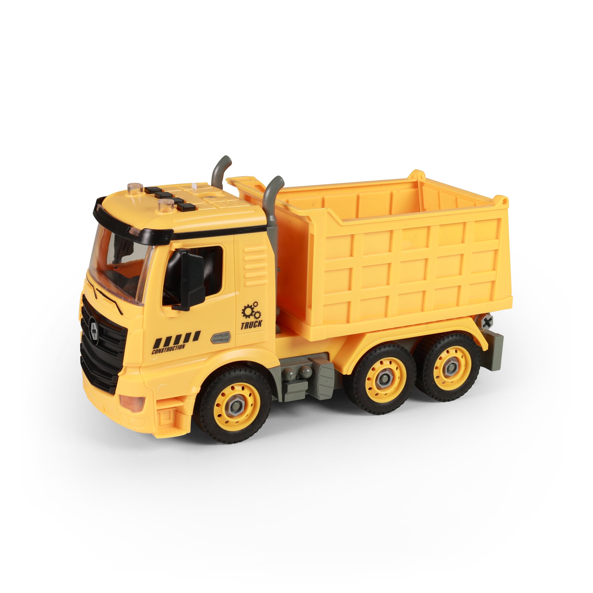 Screw-Together Dump Truck 26 cm with Lights and Sound