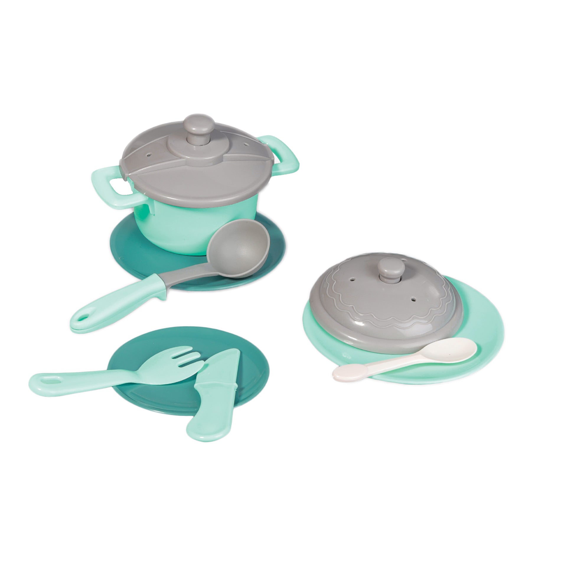 Kitchen play set with cooker and cookware