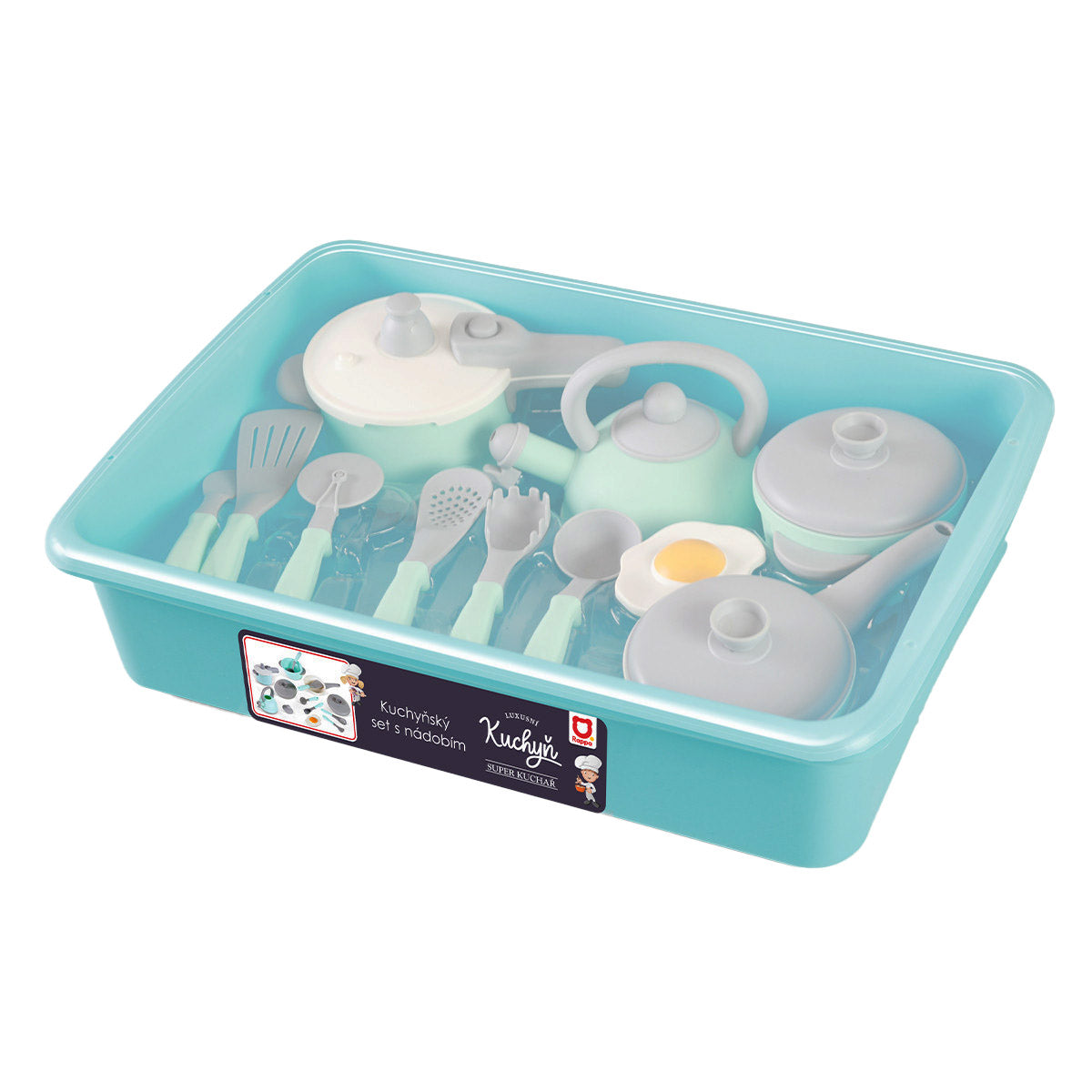 Kitchen play set with cookware