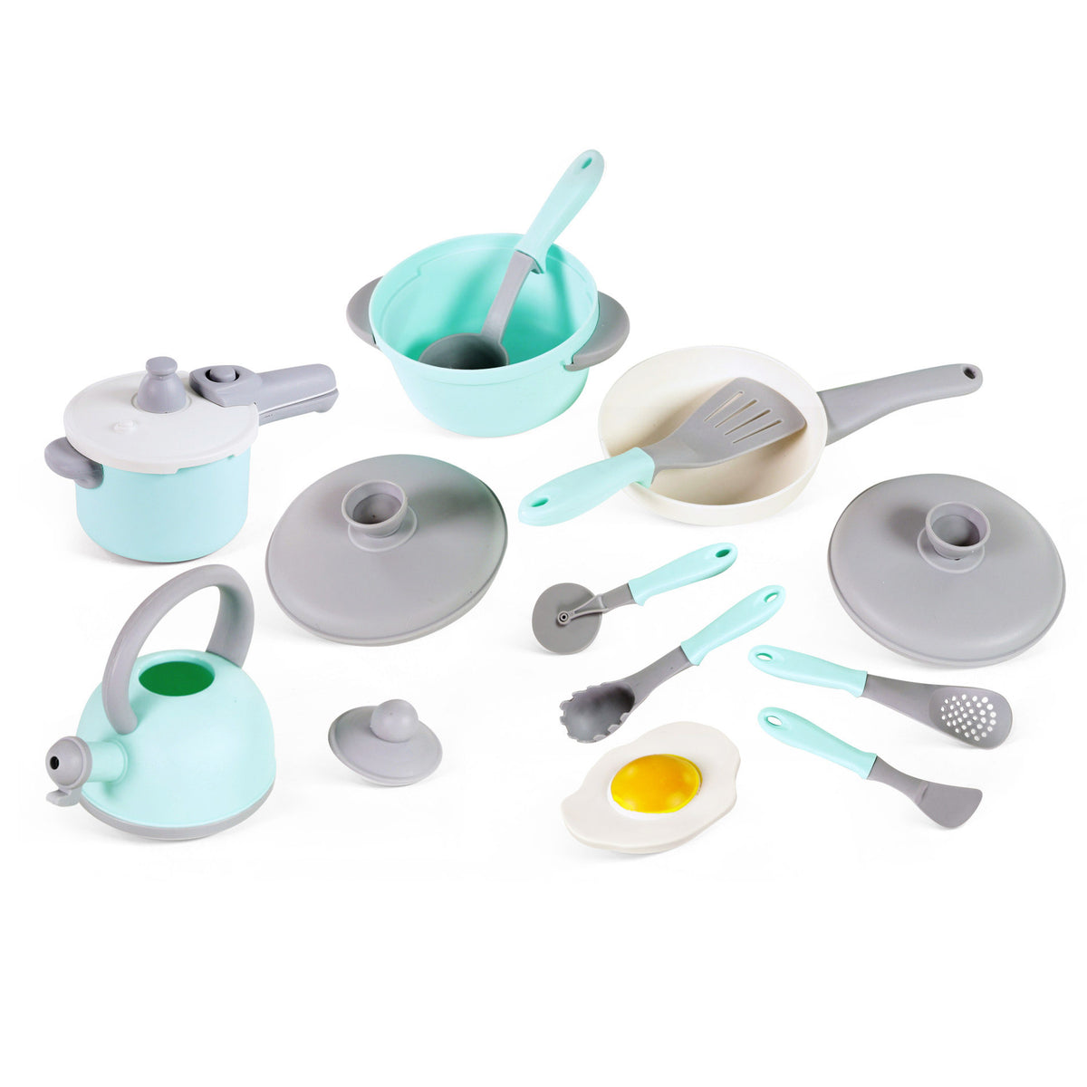 Kitchen play set with cookware