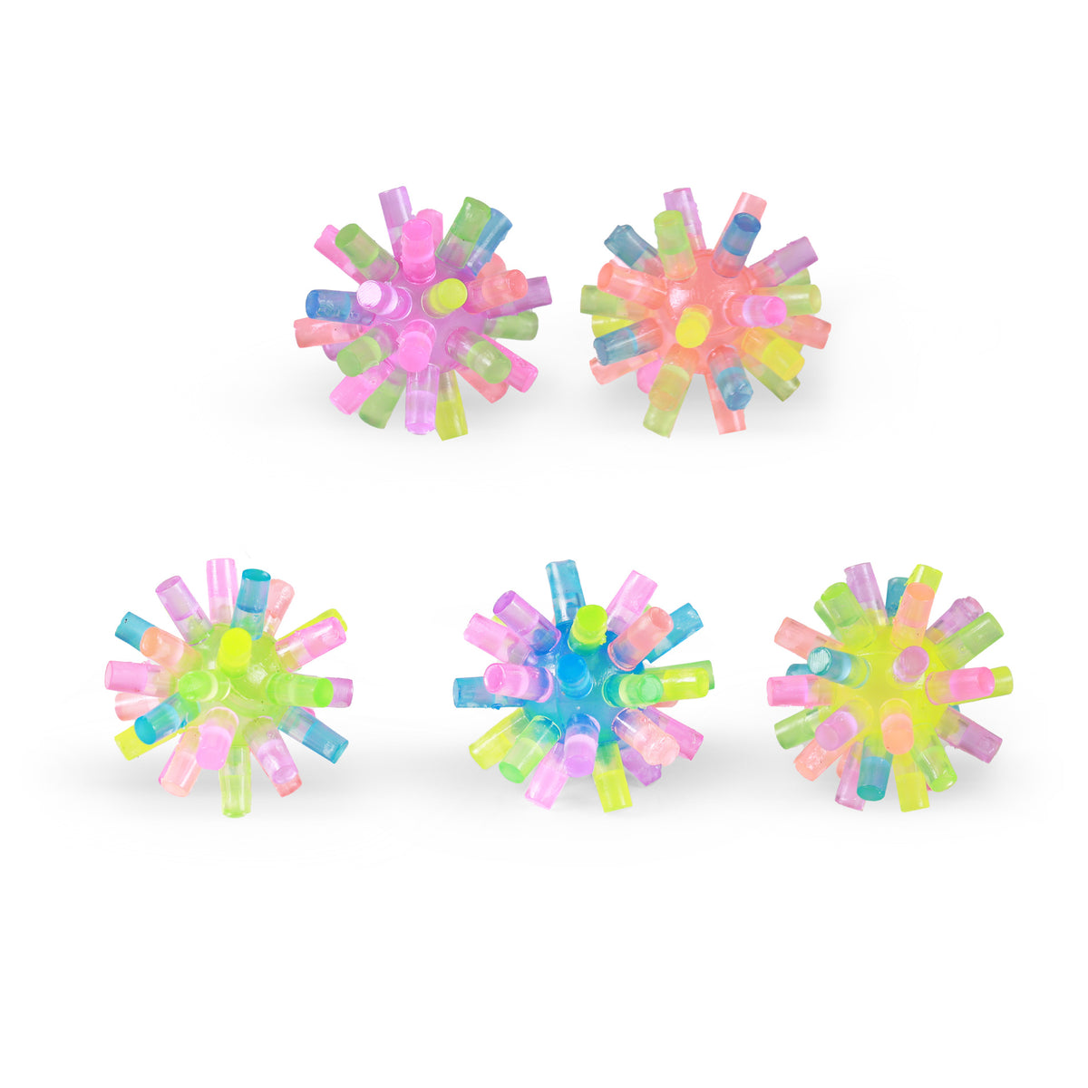 Spiky bouncing ball 4 cm, 24 pcs